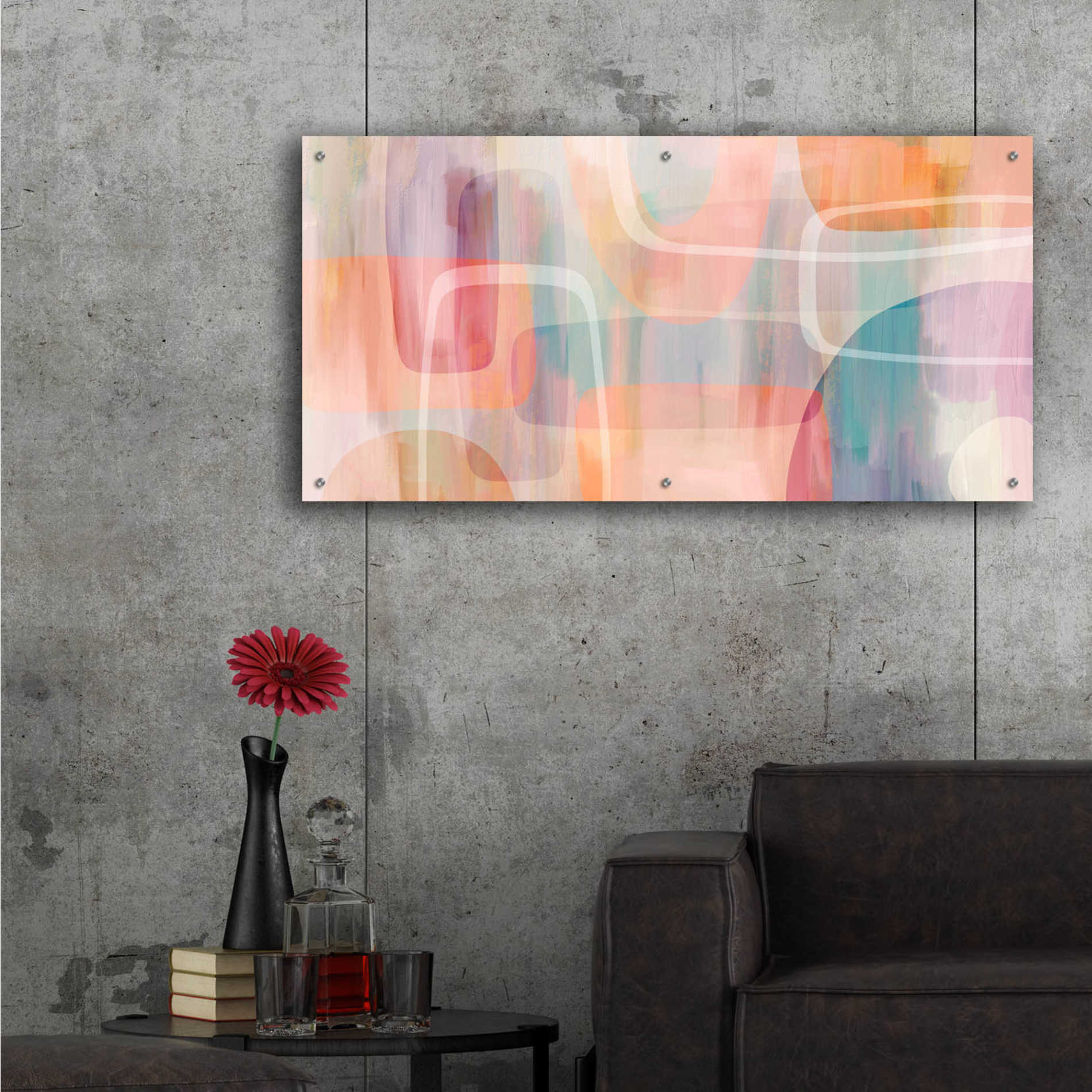 Epic Art 'Summer Sound' by Andrea Haase Acrylic Glass Wall Art,48x24