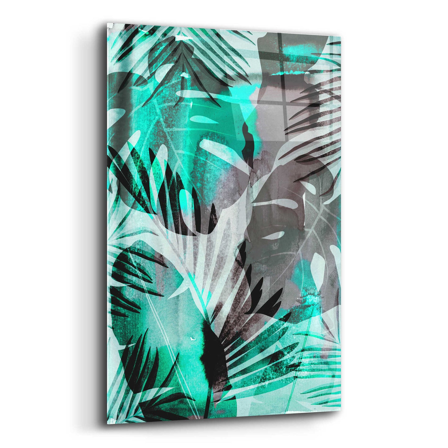 Epic Art 'Exotic Journey Green' by Andrea Haase Acrylic Glass Wall Art,12x16