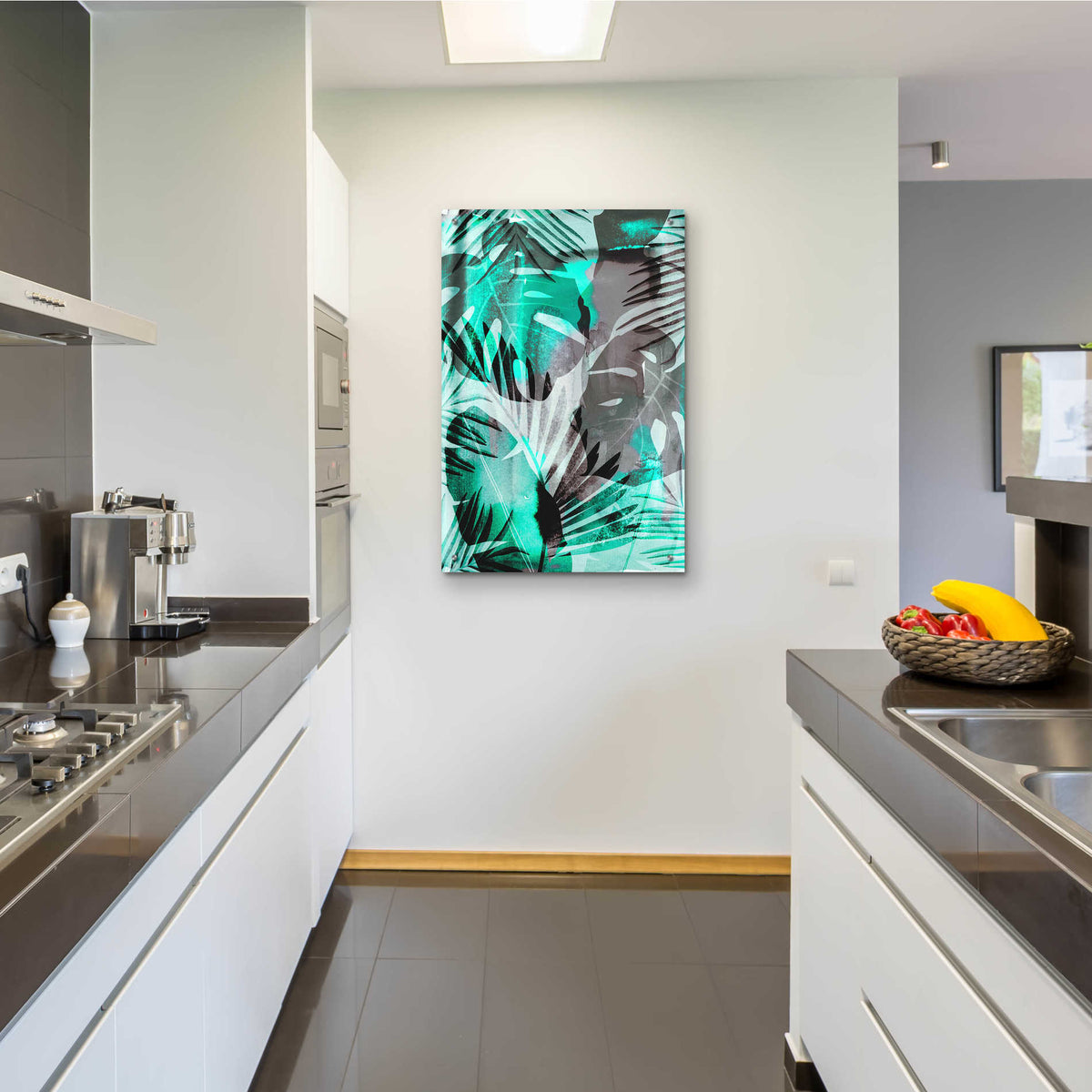 Epic Art 'Exotic Journey Green' by Andrea Haase Acrylic Glass Wall Art,24x36