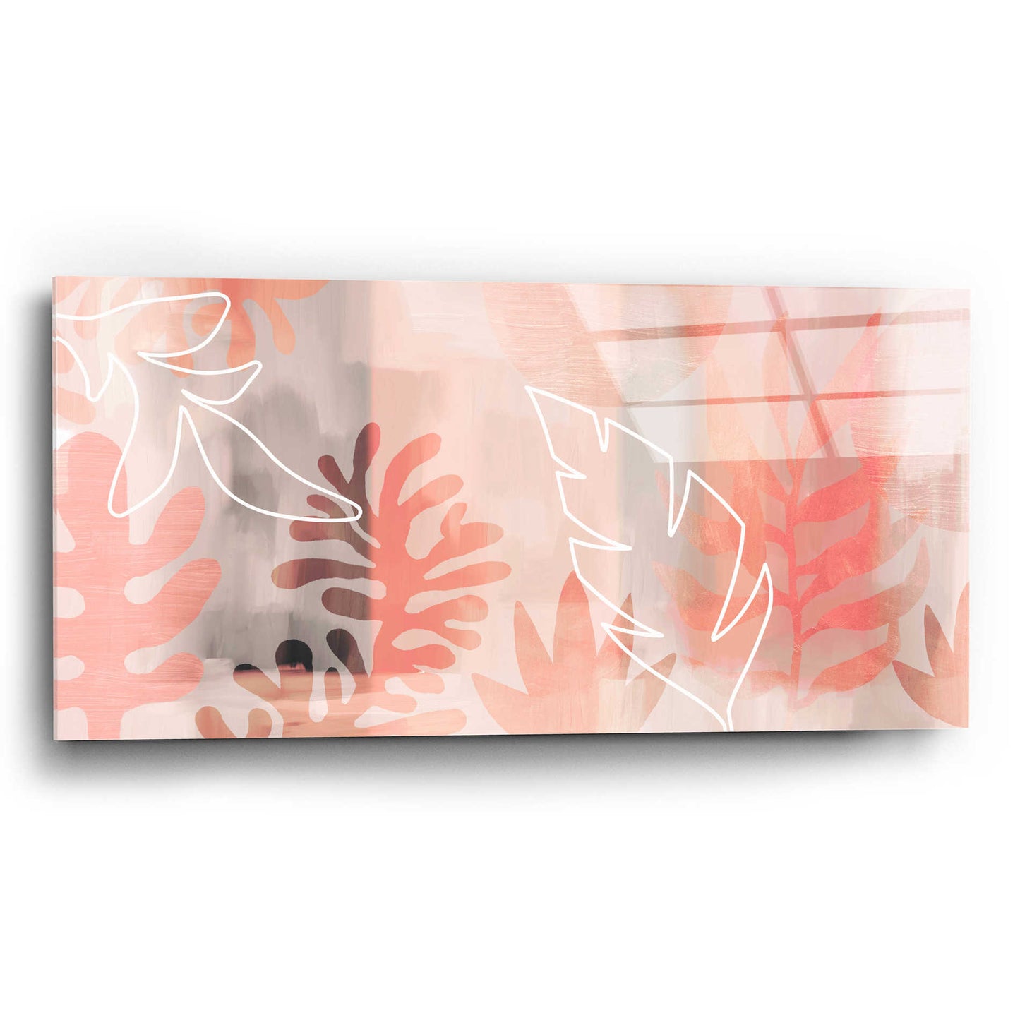 Epic Art 'Plantas Tropicales' by Andrea Haase Acrylic Glass Wall Art,24x12