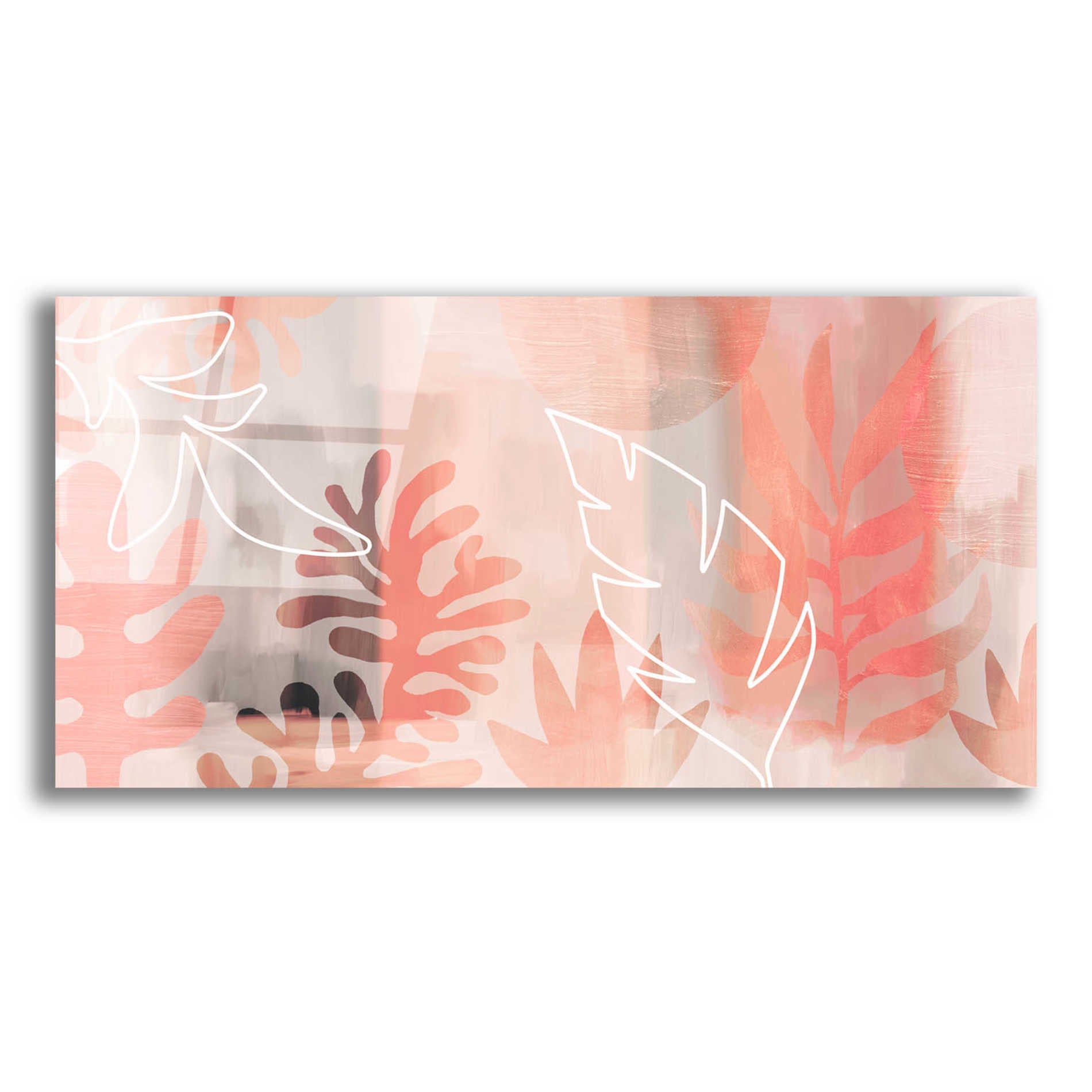 Epic Art 'Plantas Tropicales' by Andrea Haase Acrylic Glass Wall Art,24x12