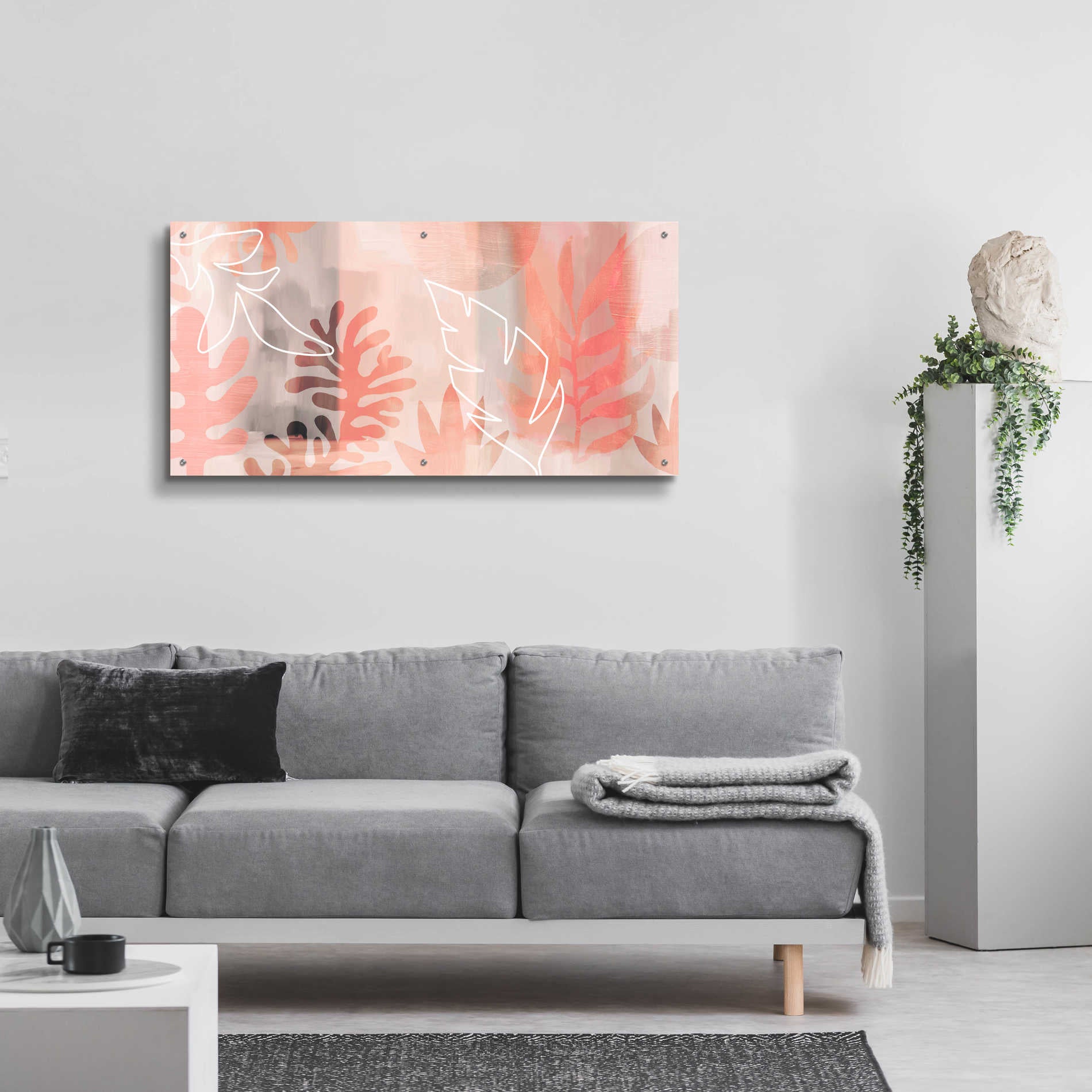 Epic Art 'Plantas Tropicales' by Andrea Haase Acrylic Glass Wall Art,48x24