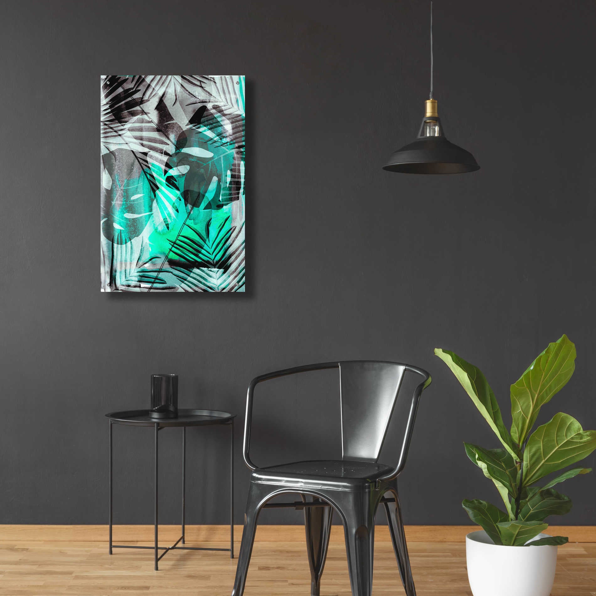 Epic Art 'Exotic Adventure Green' by Andrea Haase Acrylic Glass Wall Art,24x36