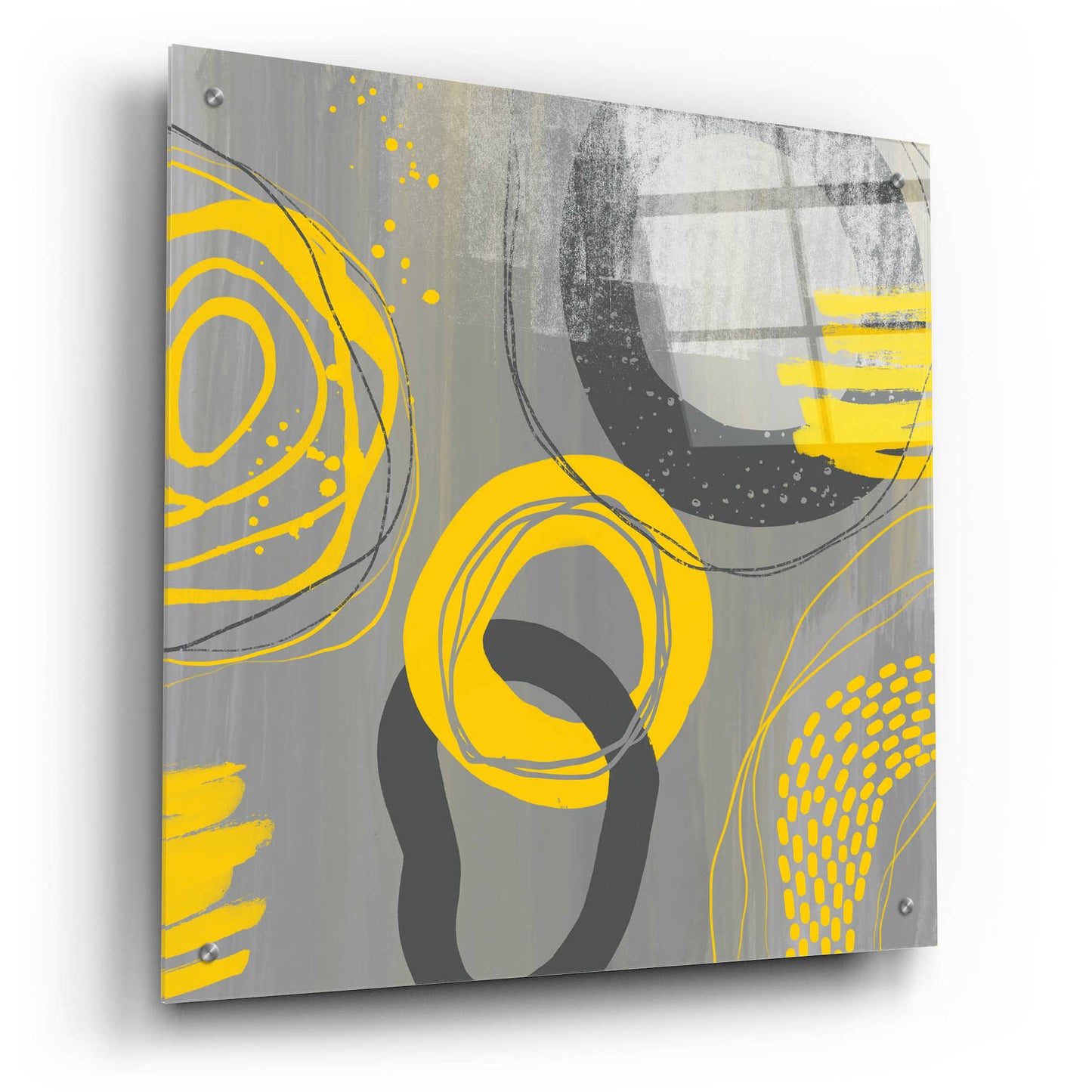 Epic Art 'Abstract Summer Fun' by Andrea Haase Acrylic Glass Wall Art,24x24