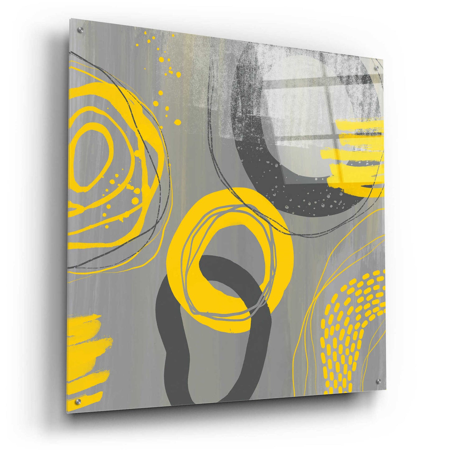 Epic Art 'Abstract Summer Fun' by Andrea Haase Acrylic Glass Wall Art,36x36
