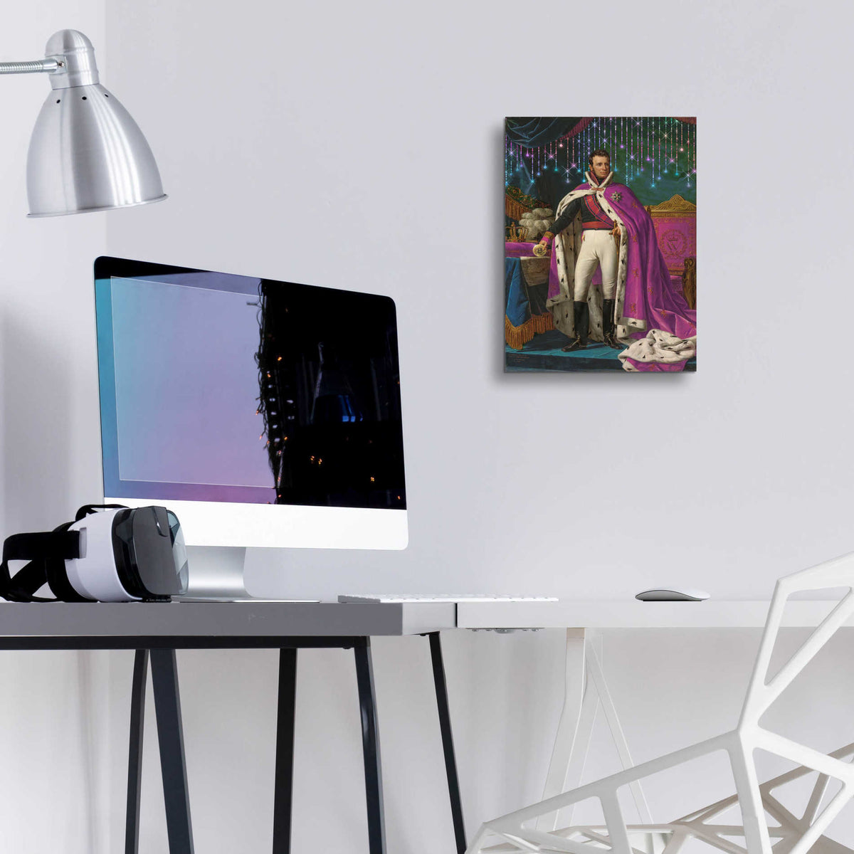 Epic Art 'History Meets Future V' by Andrea Haase Acrylic Glass Wall Art,12x16
