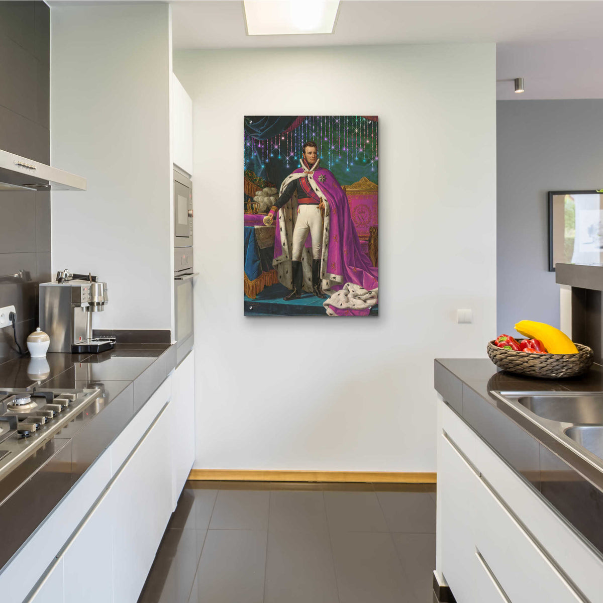 Epic Art 'History Meets Future V' by Andrea Haase Acrylic Glass Wall Art,24x36