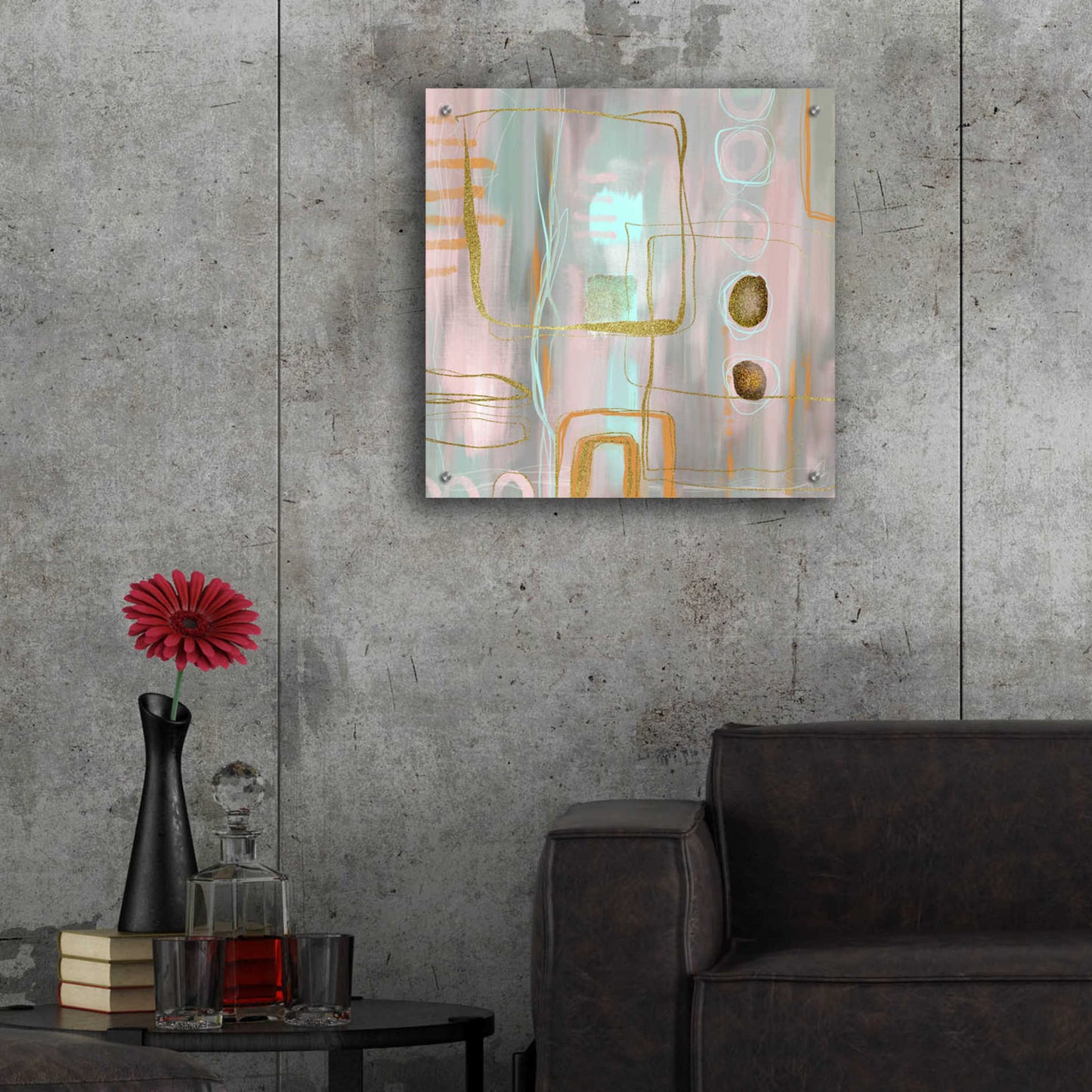 Epic Art 'Faded Elegance' by Andrea Haase Acrylic Glass Wall Art,24x24