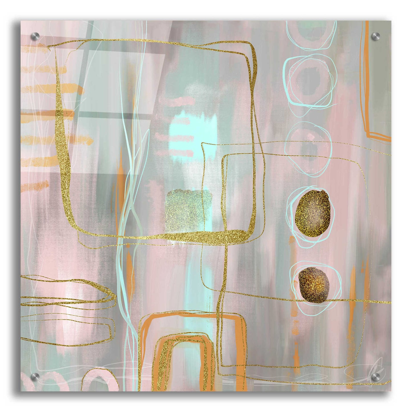 Epic Art 'Faded Elegance' by Andrea Haase Acrylic Glass Wall Art,24x24