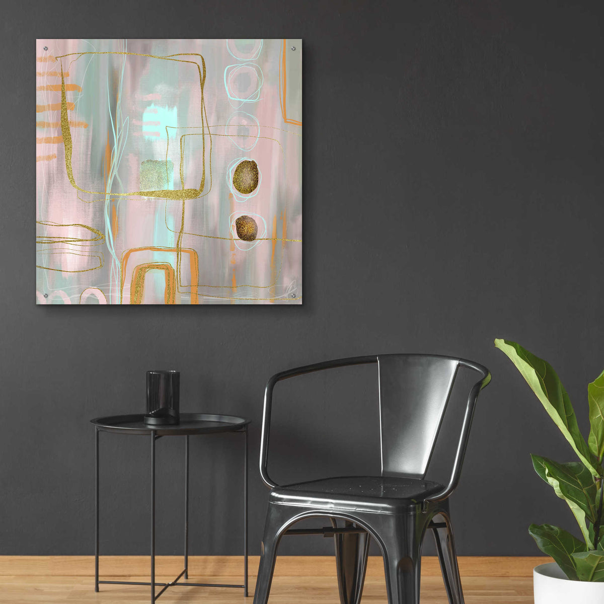 Epic Art 'Faded Elegance' by Andrea Haase Acrylic Glass Wall Art,36x36