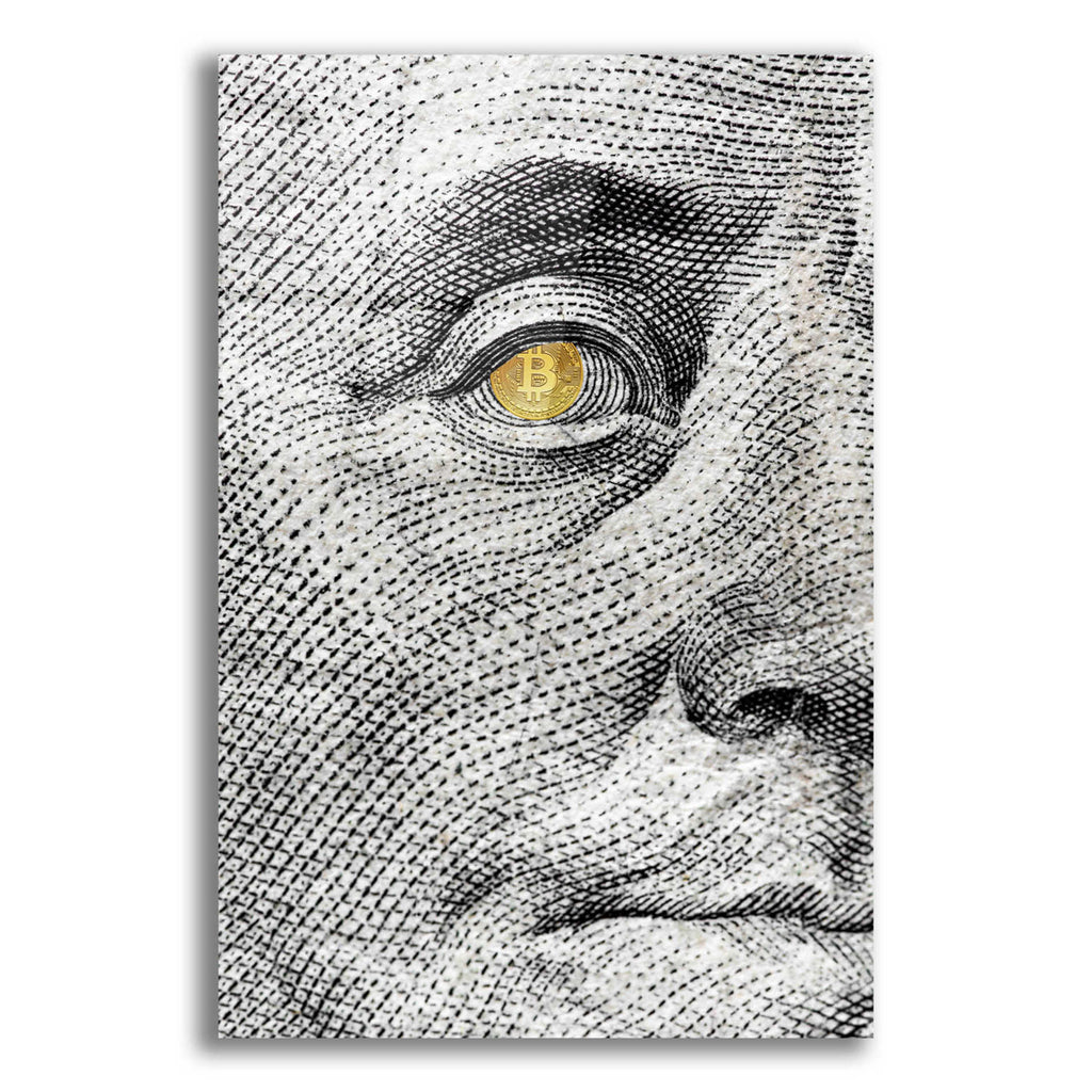 Epic Art 'Money Rules The World' by Andrea Haase Acrylic Glass Wall Art