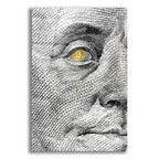 Epic Art 'Money Rules The World' by Andrea Haase Acrylic Glass Wall Art