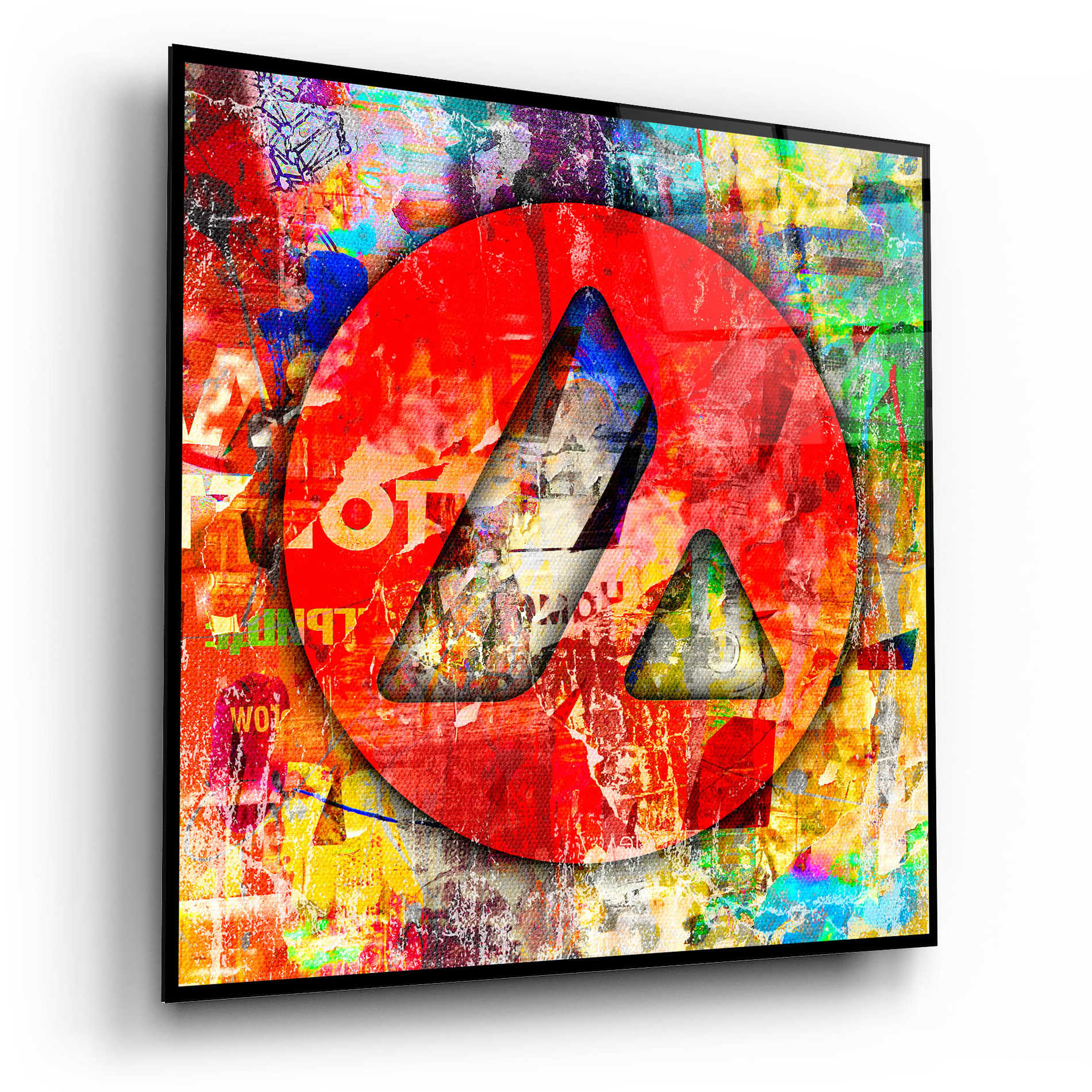 Epic Art 'Avax Avalanche Crypto In Color' by Epic Art Portfolio, Acrylic Glass Wall Art,12x12