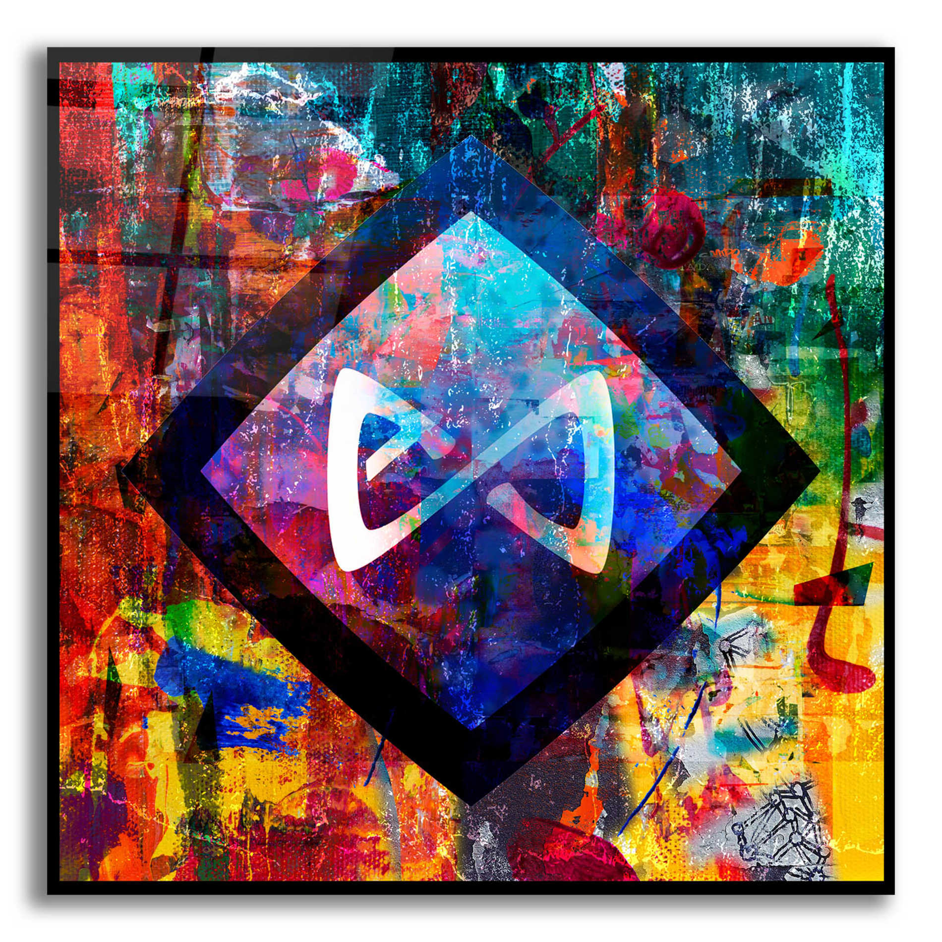 Epic Art 'Axs Axie Crypto In Color' by Epic Art Portfolio, Acrylic Glass Wall Art,12x12