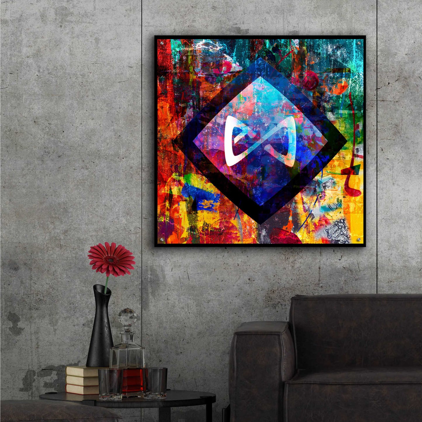 Epic Art 'Axs Axie Crypto In Color' by Epic Art Portfolio, Acrylic Glass Wall Art,36x36