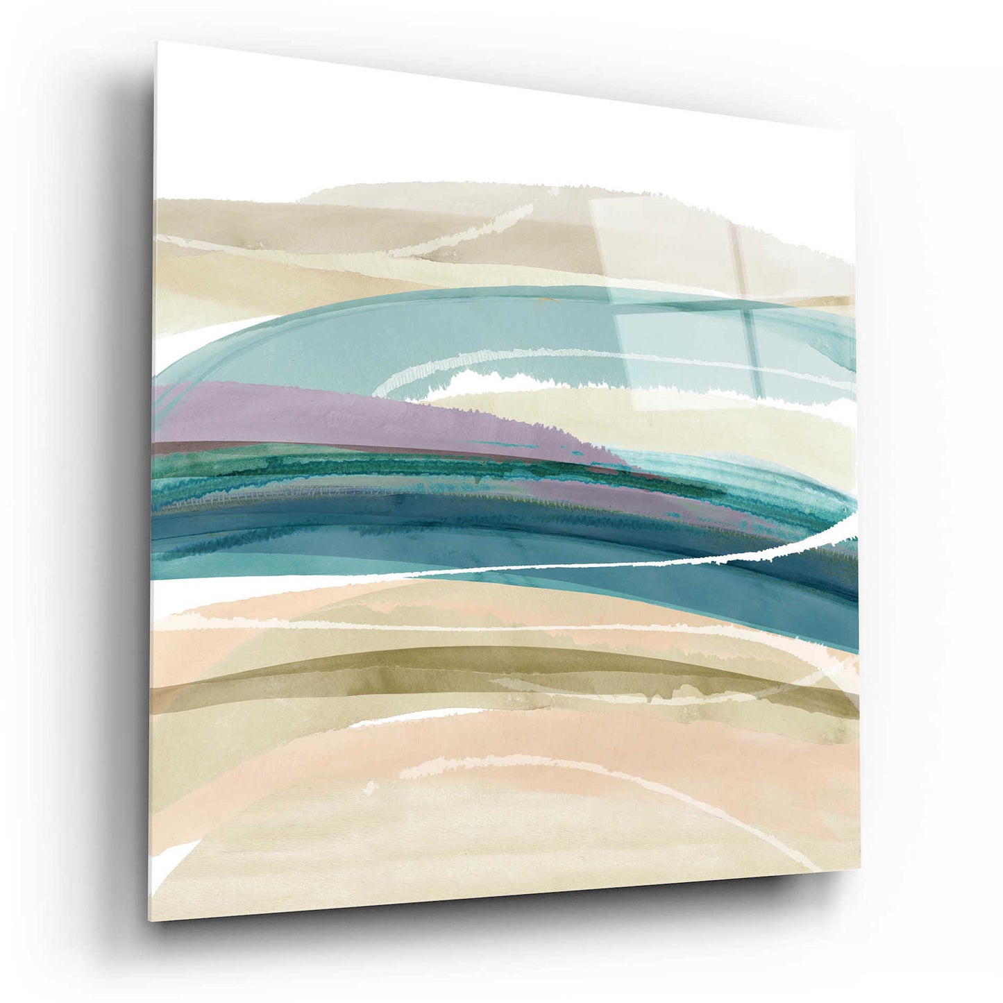 Epic Art 'Cirrus Flow III' by Flora Kouta Acrylic Glass Wall Art,12x12