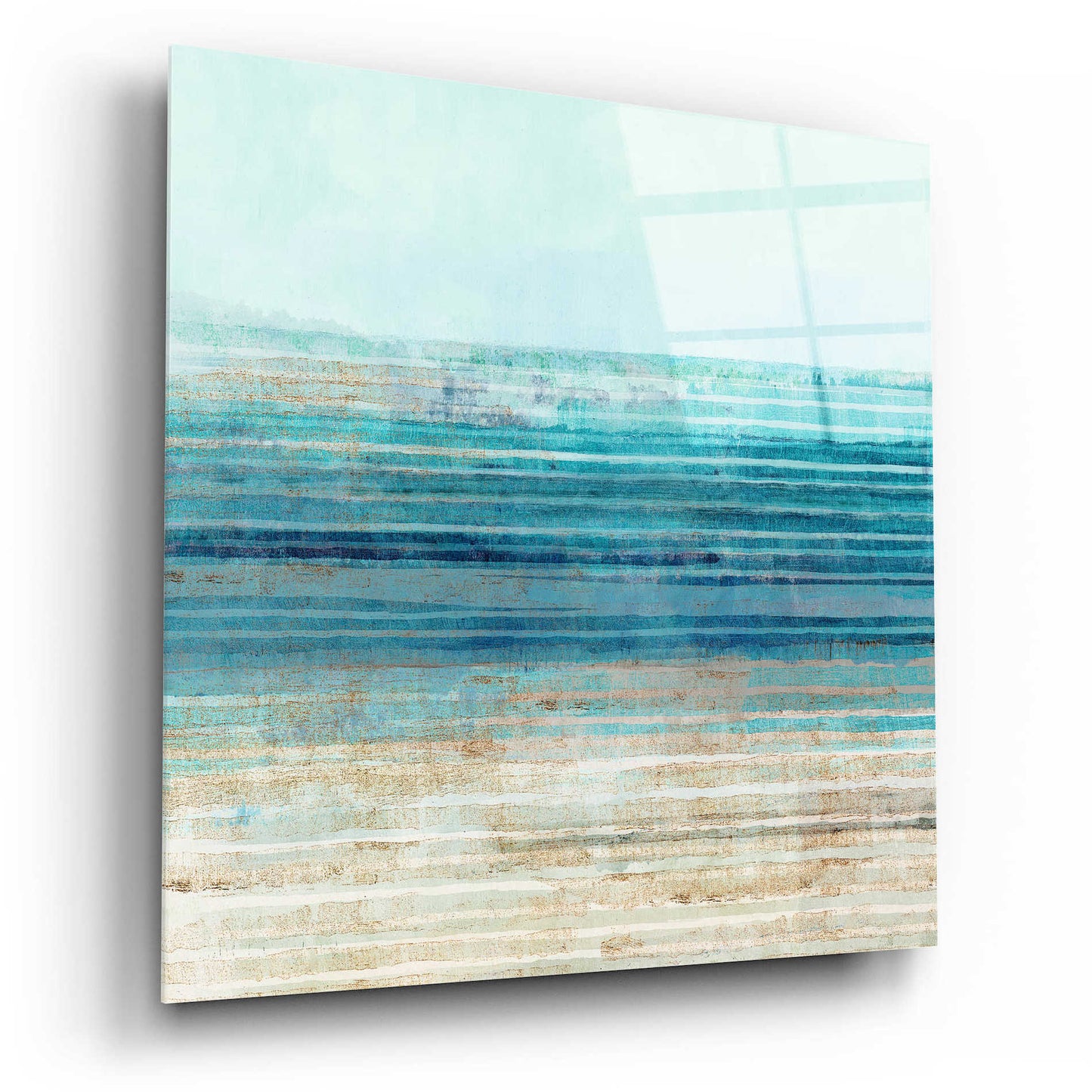 Epic Art 'Ocean Daydream I' by Flora Kouta Acrylic Glass Wall Art,12x12