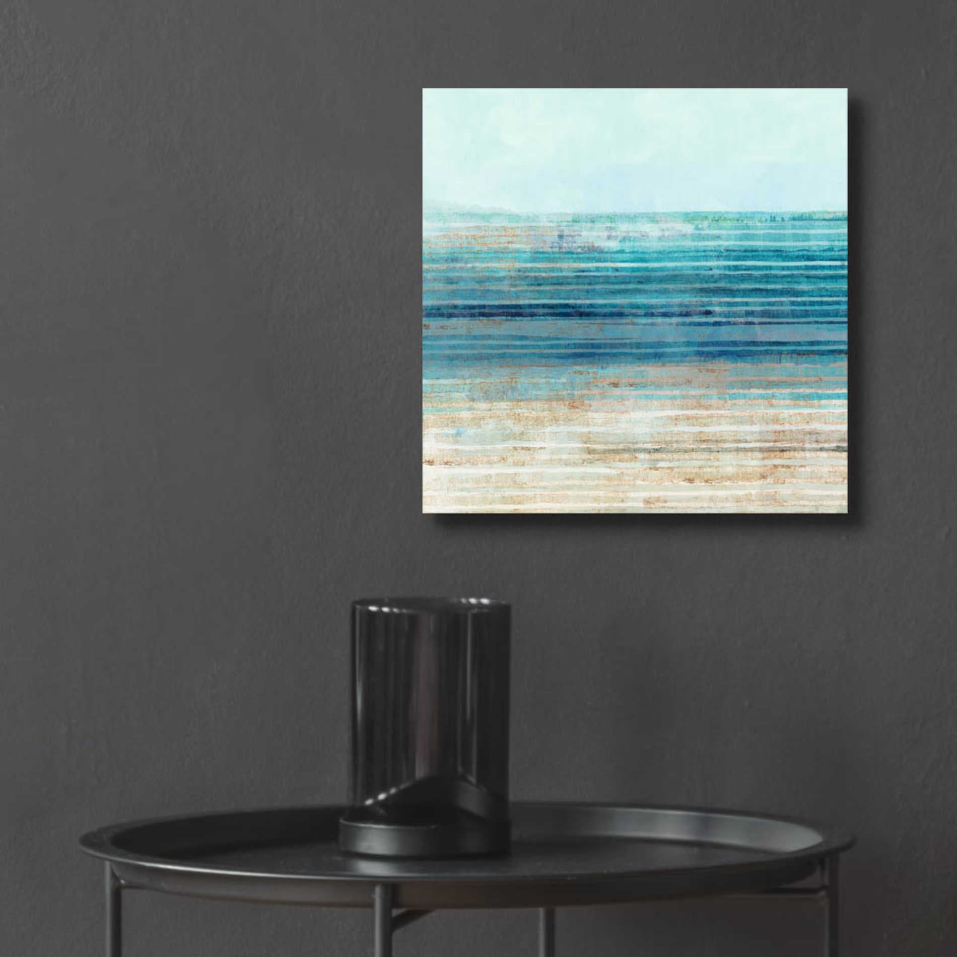 Epic Art 'Ocean Daydream I' by Flora Kouta Acrylic Glass Wall Art,12x12