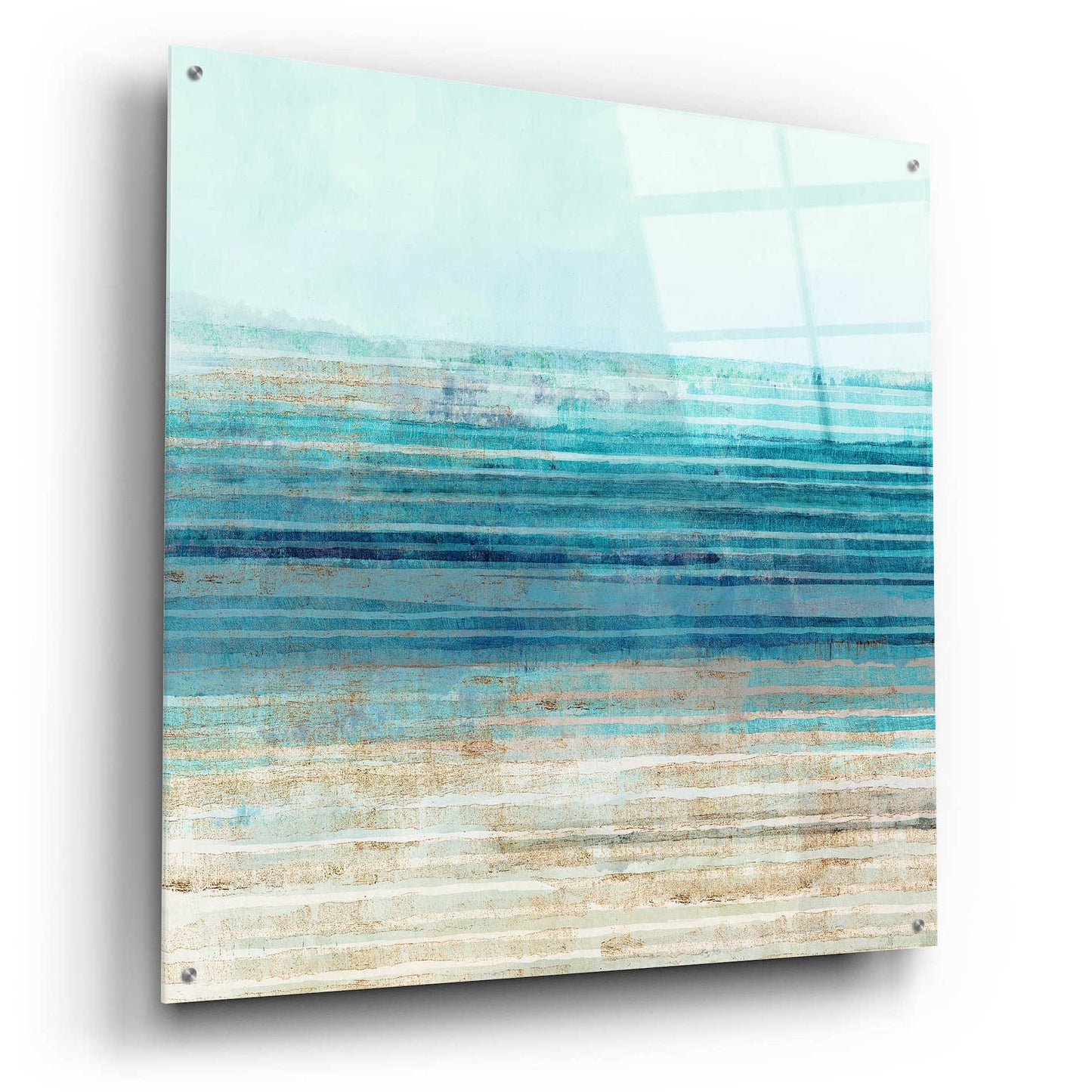 Epic Art 'Ocean Daydream I' by Flora Kouta Acrylic Glass Wall Art,36x36