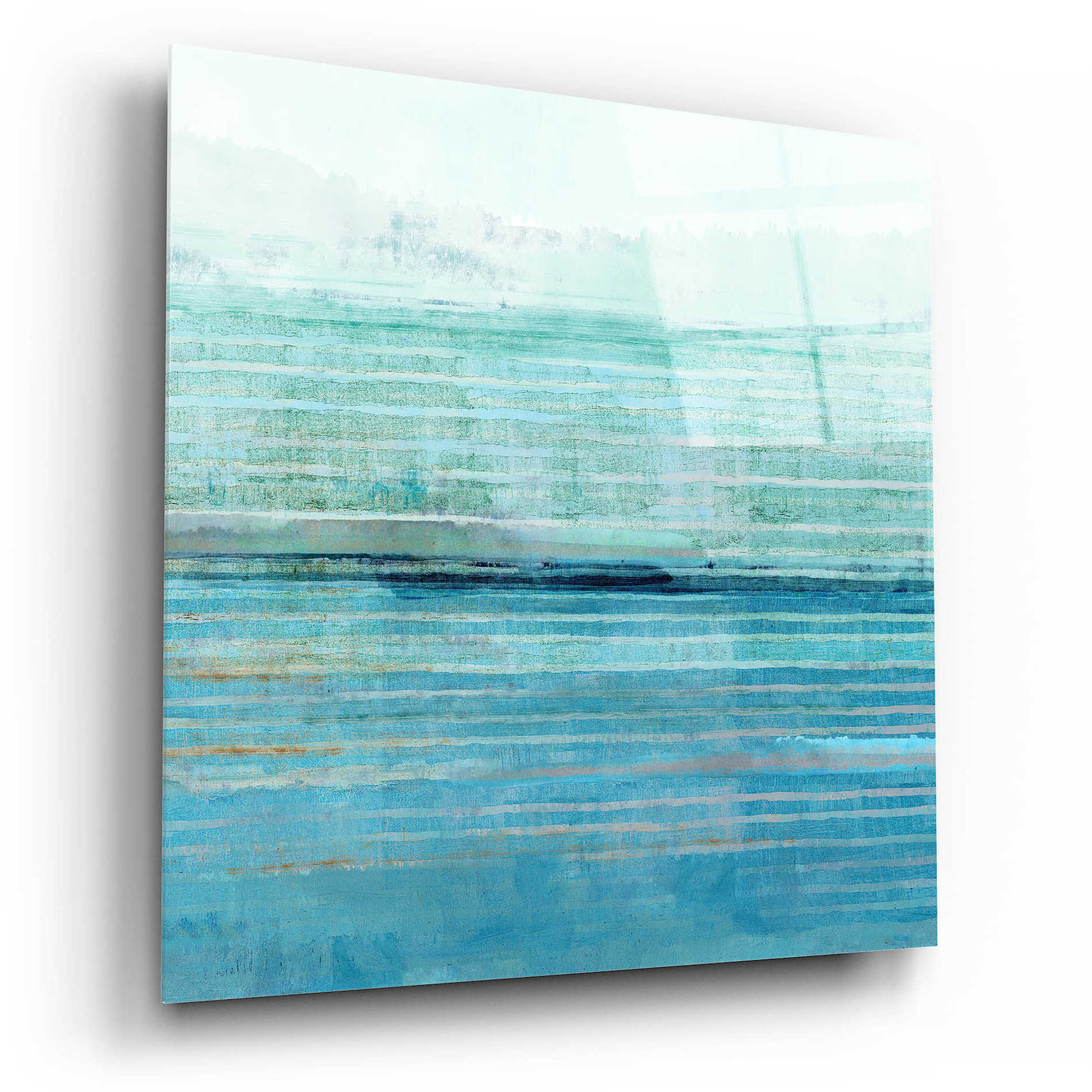 Epic Art 'Ocean Daydream II' by Flora Kouta Acrylic Glass Wall Art,12x12