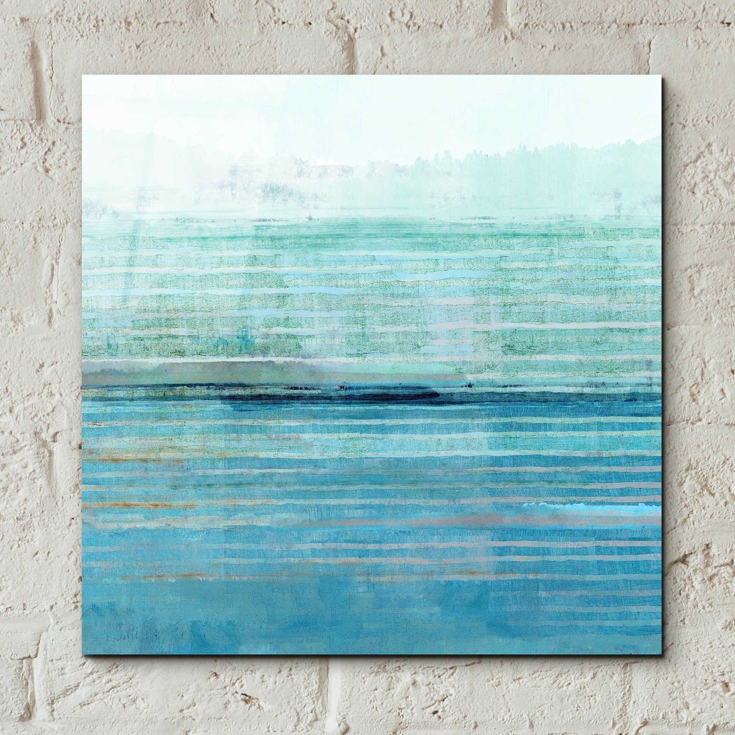 Epic Art 'Ocean Daydream II' by Flora Kouta Acrylic Glass Wall Art,12x12