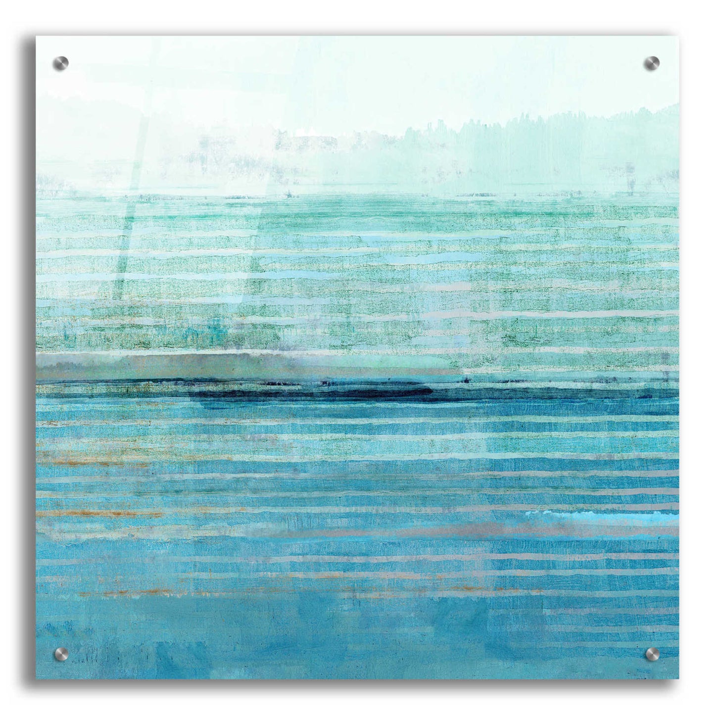 Epic Art 'Ocean Daydream II' by Flora Kouta Acrylic Glass Wall Art,24x24