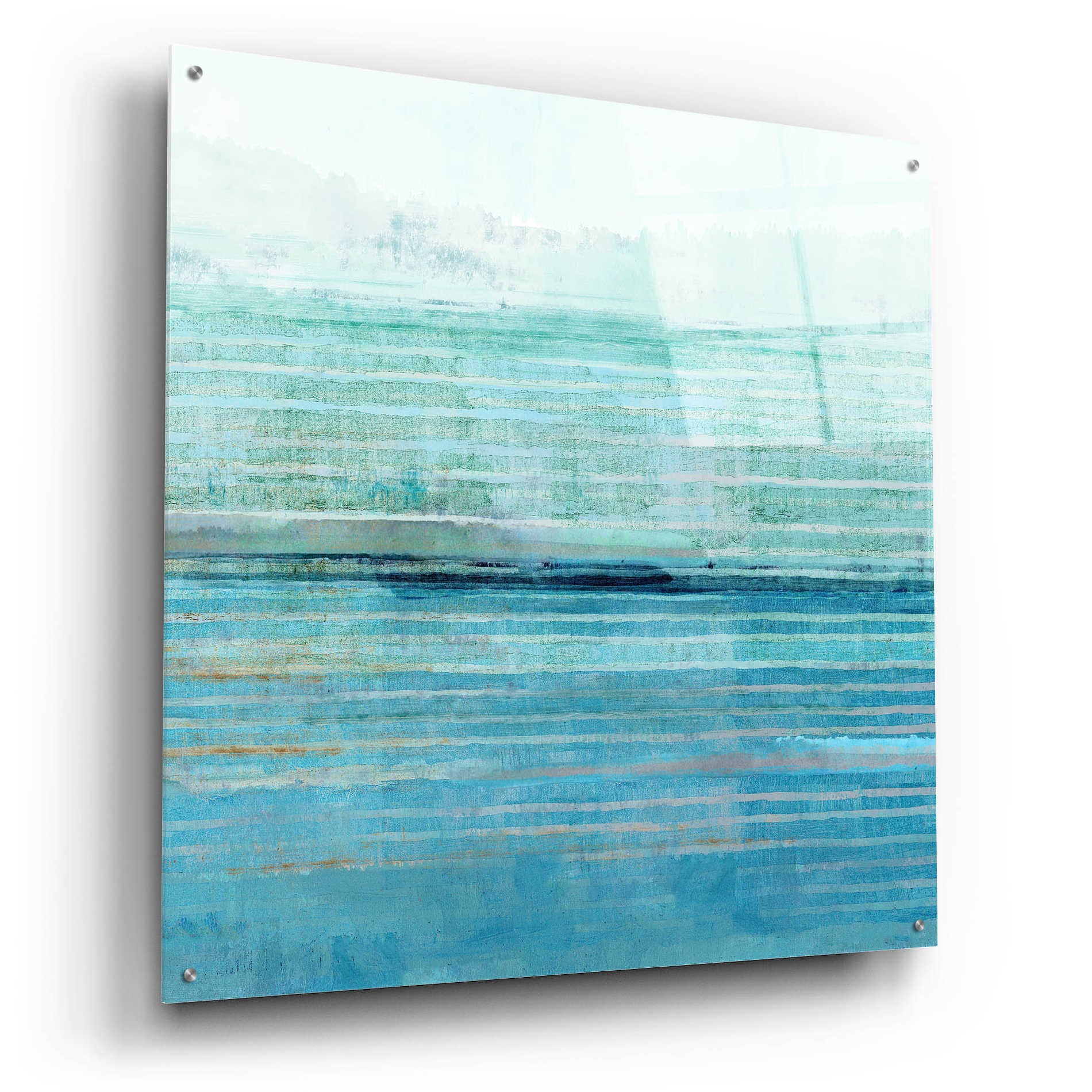 Epic Art 'Ocean Daydream II' by Flora Kouta Acrylic Glass Wall Art,36x36