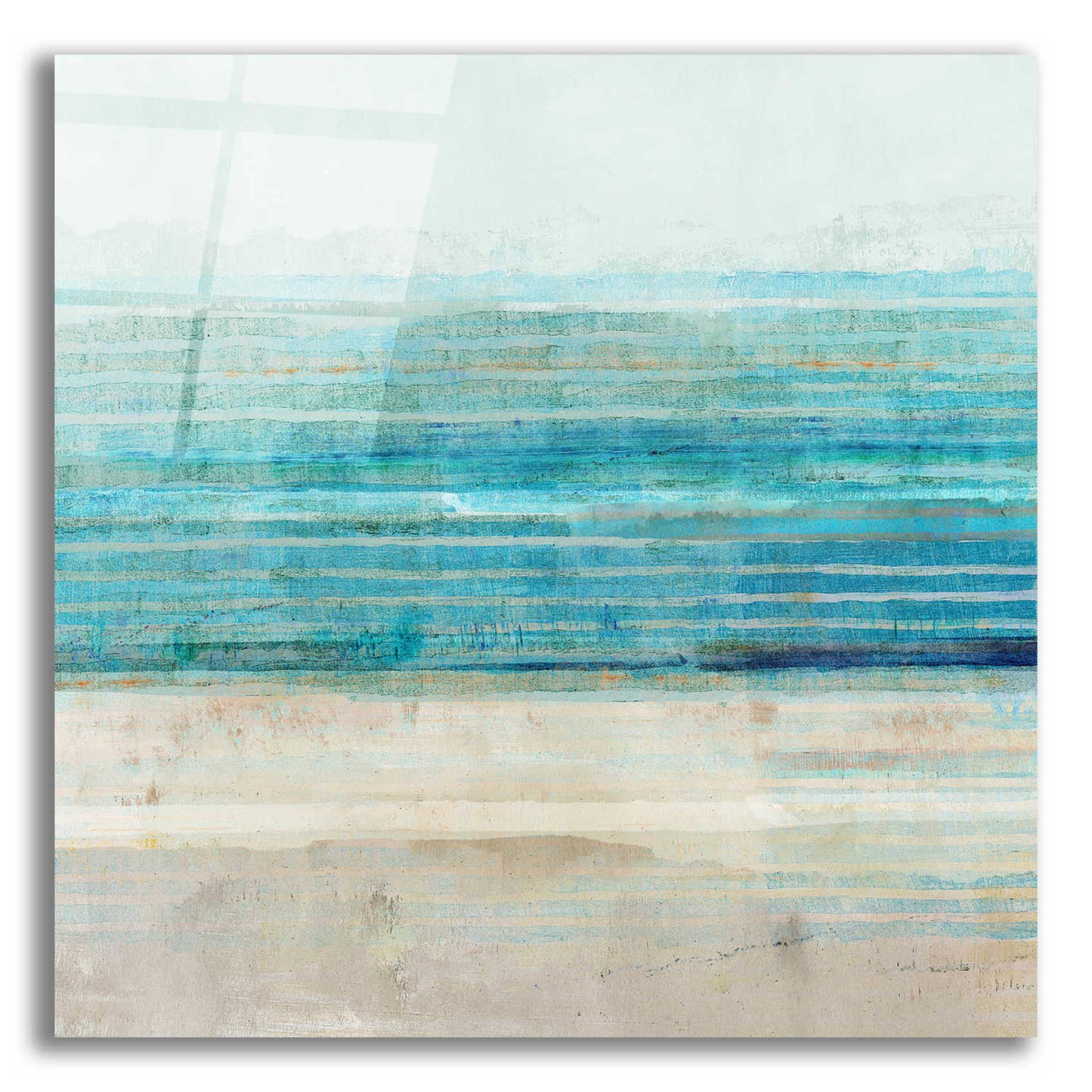 Epic Art 'Ocean Daydream III' by Flora Kouta Acrylic Glass Wall Art,12x12