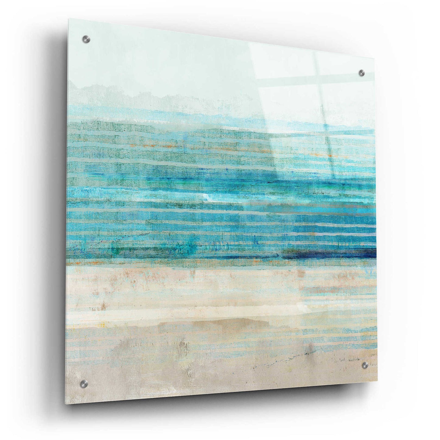 Epic Art 'Ocean Daydream III' by Flora Kouta Acrylic Glass Wall Art,24x24