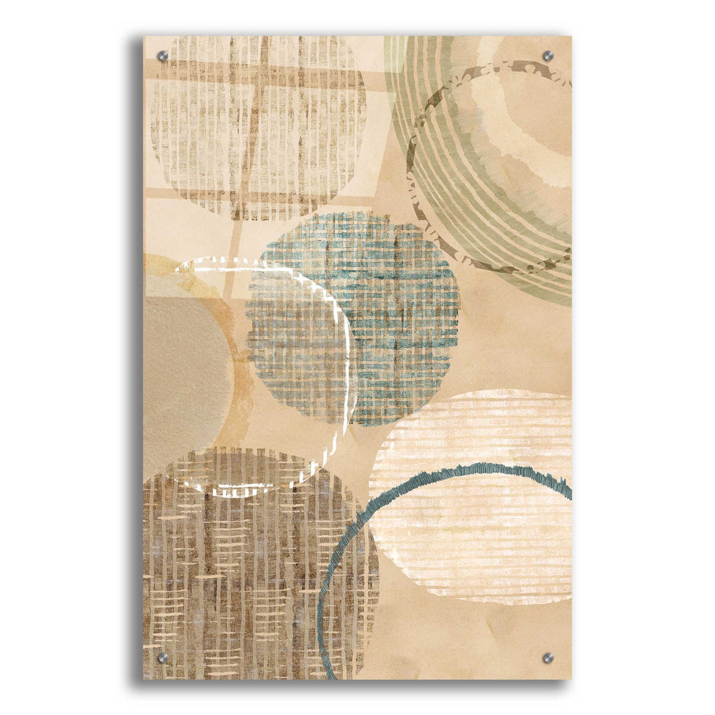 Epic Art 'Woven Baskets I' by Flora Kouta Acrylic Glass Wall Art,24x36