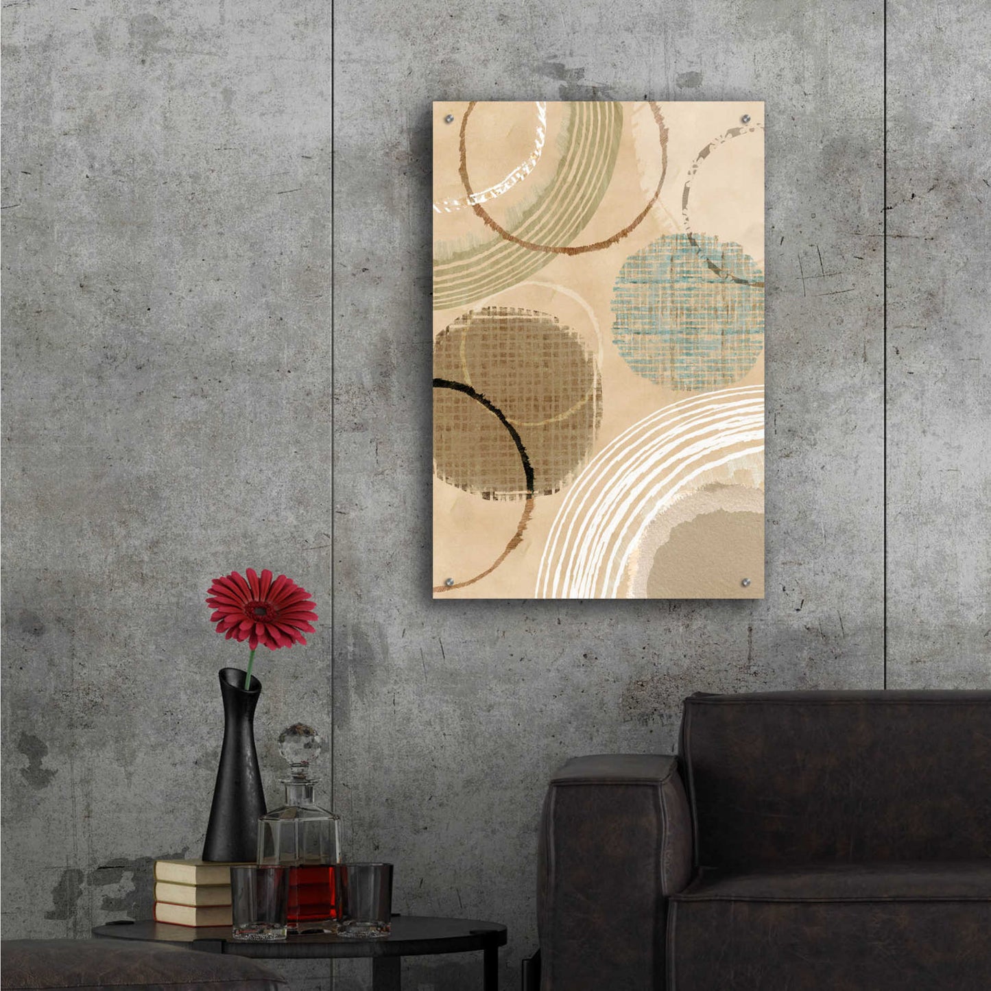 Epic Art 'Woven Baskets II' by Flora Kouta Acrylic Glass Wall Art,24x36