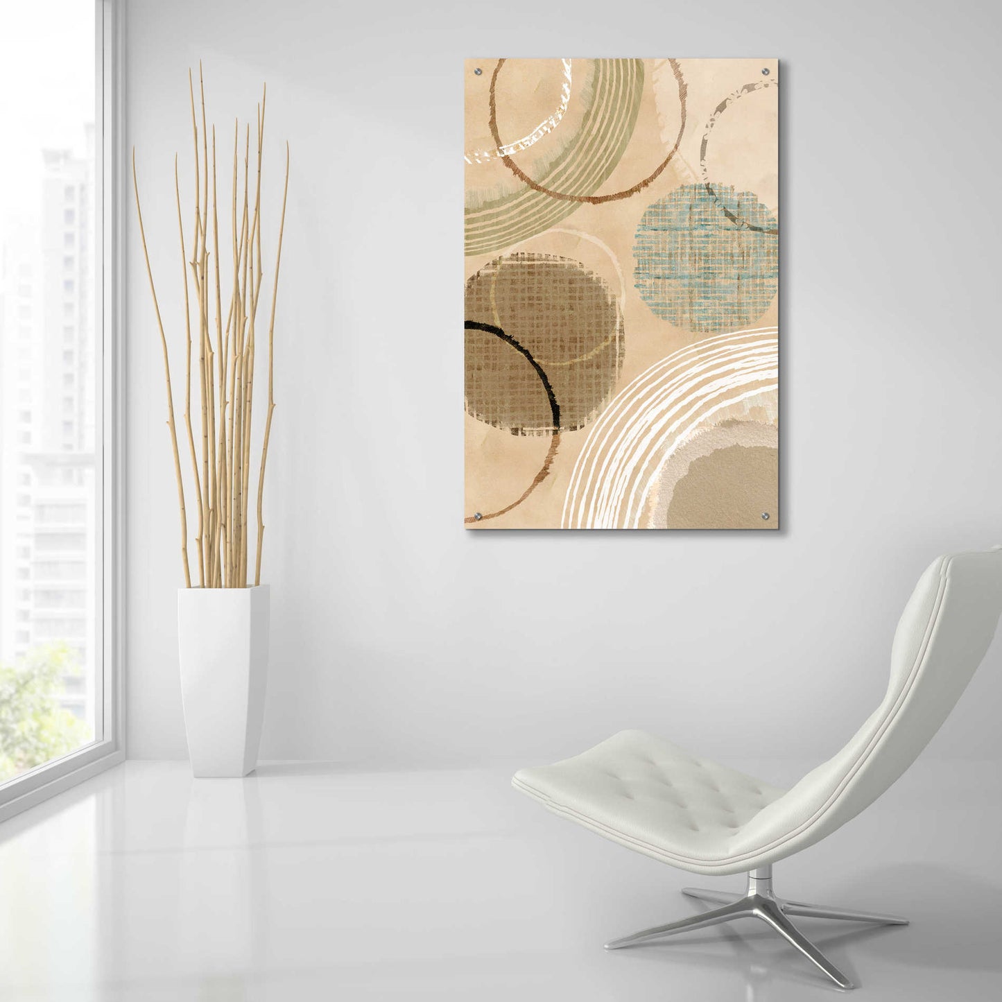 Epic Art 'Woven Baskets II' by Flora Kouta Acrylic Glass Wall Art,24x36