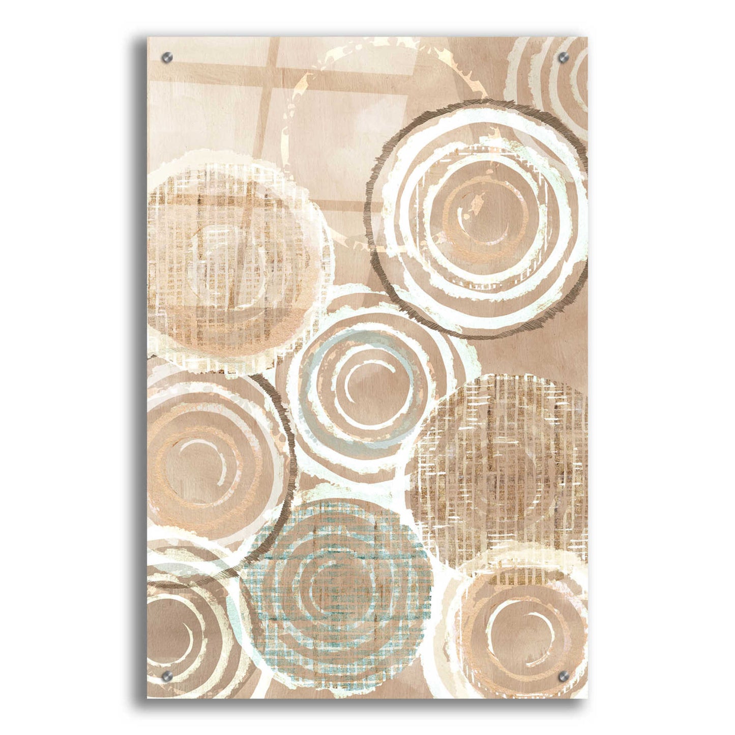 Epic Art 'Woven Baskets IV' by Flora Kouta Acrylic Glass Wall Art,24x36