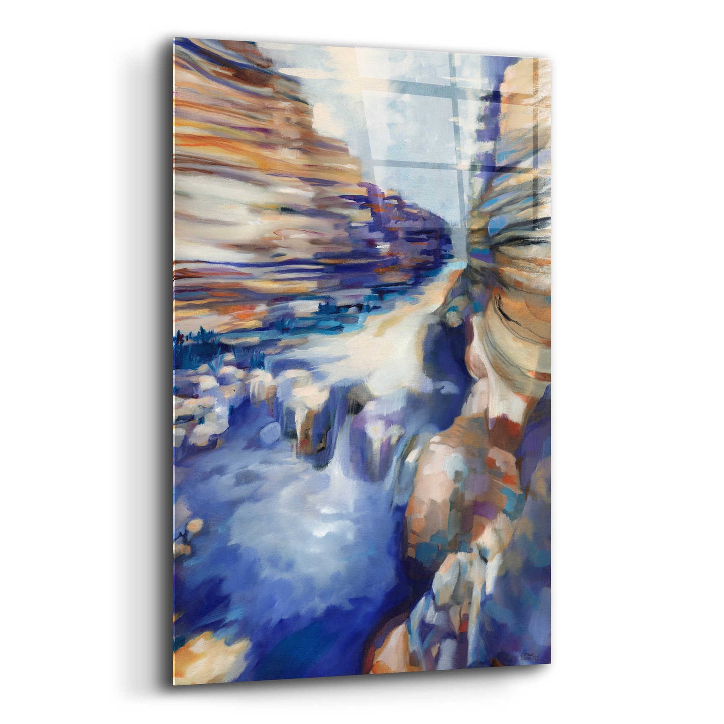 Epic Art 'Havasu Blue' by Louise Montillio Acrylic Glass Wall Art,12x16