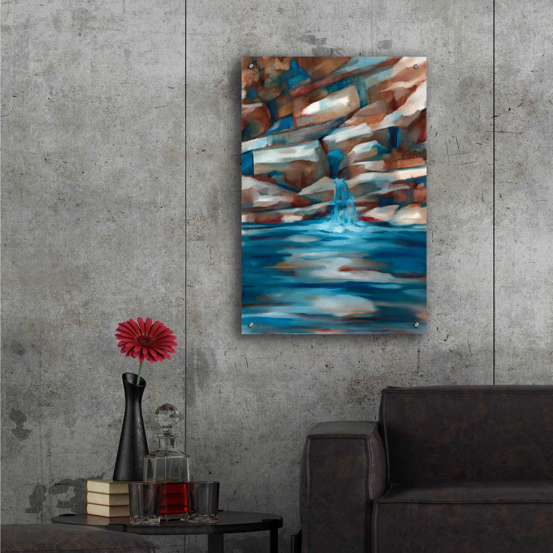 Epic Art 'Havasu Fall' by Louise Montillio Acrylic Glass Wall Art,24x36