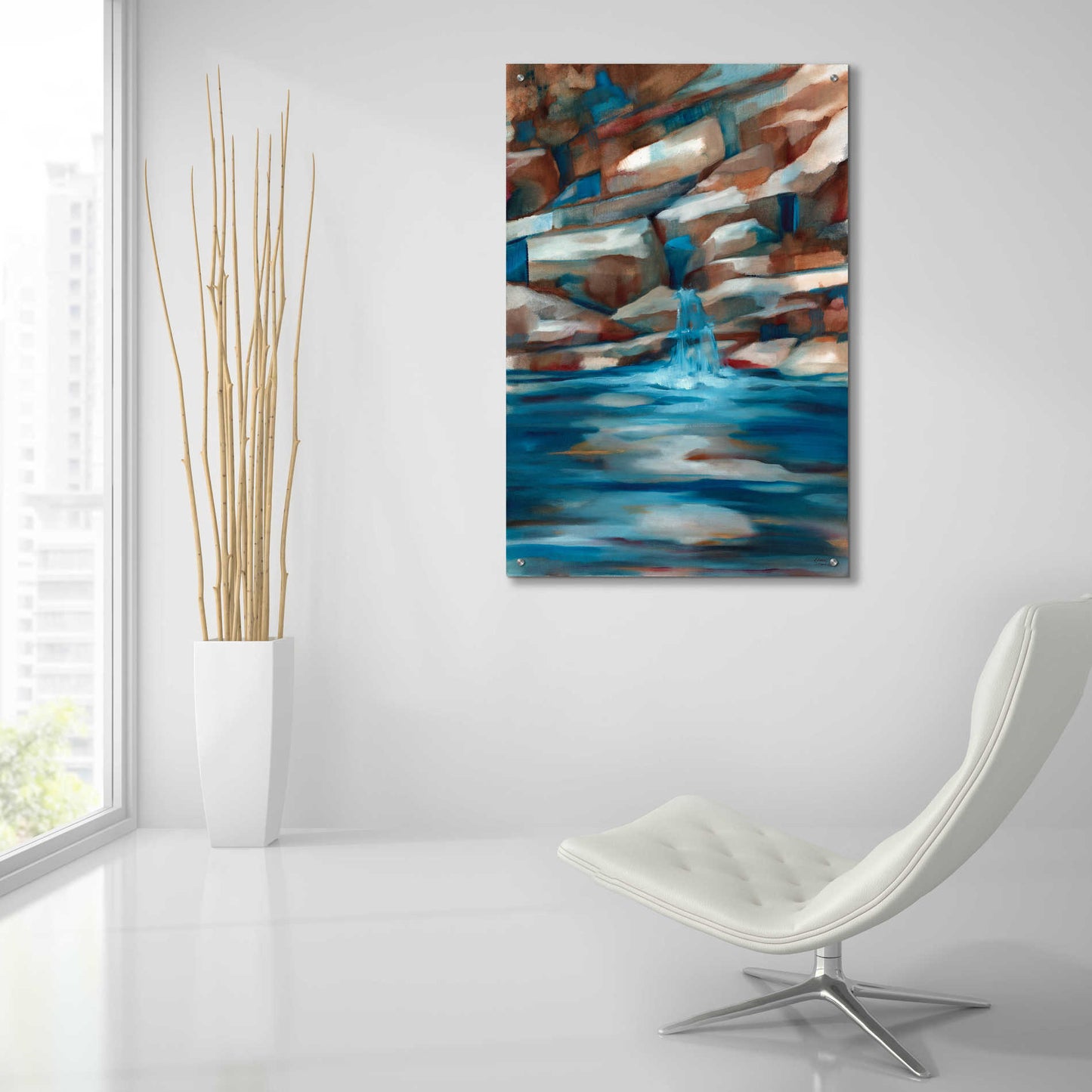 Epic Art 'Havasu Fall' by Louise Montillio Acrylic Glass Wall Art,24x36