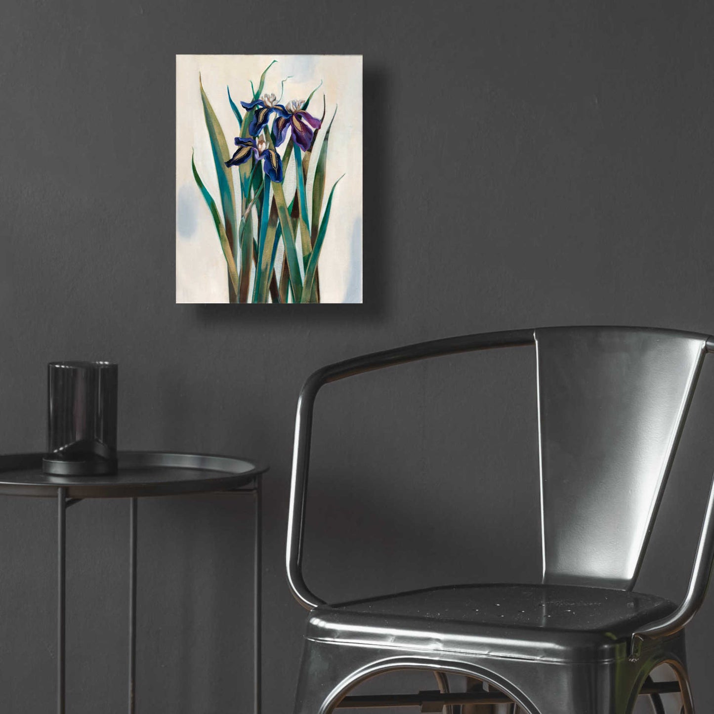 Epic Art 'Iris Inlay' by Louise Montillio Acrylic Glass Wall Art,12x16