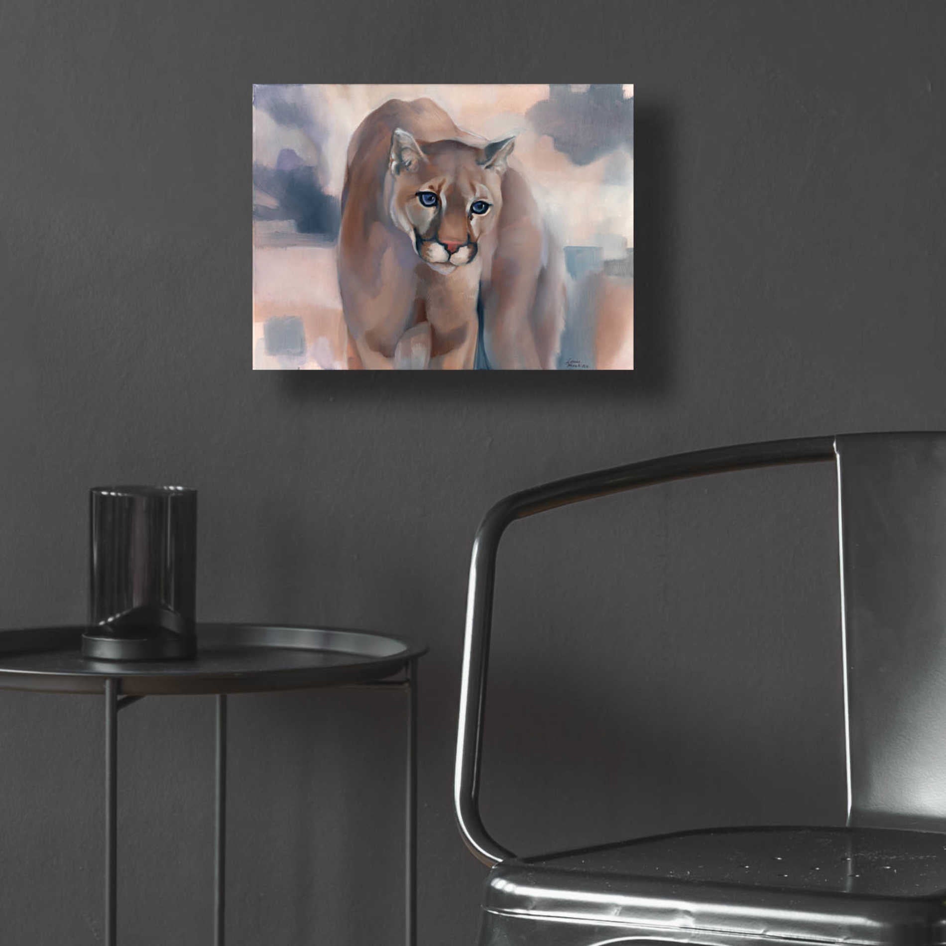 Epic Art 'Big Soft Kitty' by Louise Montillio Acrylic Glass Wall Art,16x12