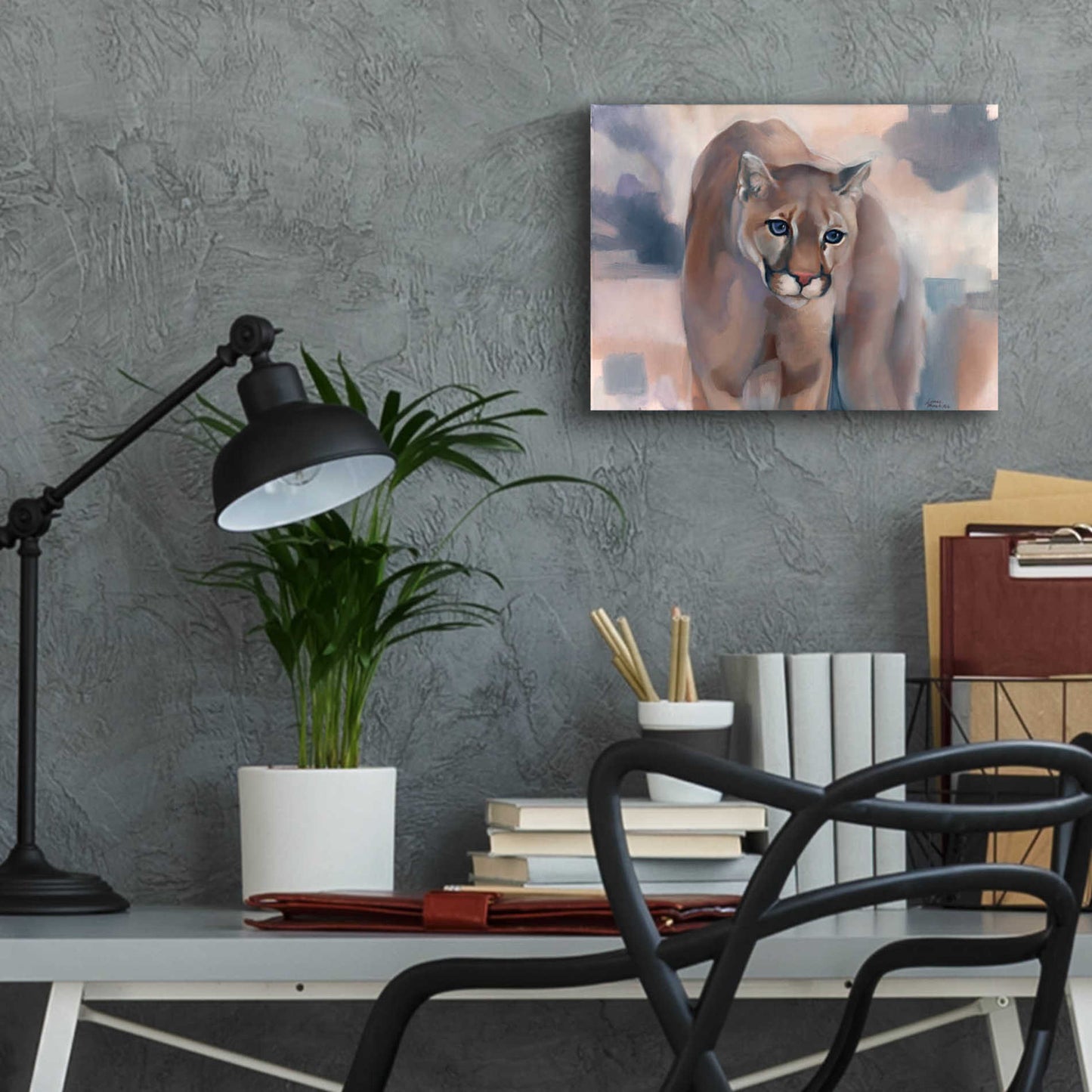 Epic Art 'Big Soft Kitty' by Louise Montillio Acrylic Glass Wall Art,16x12