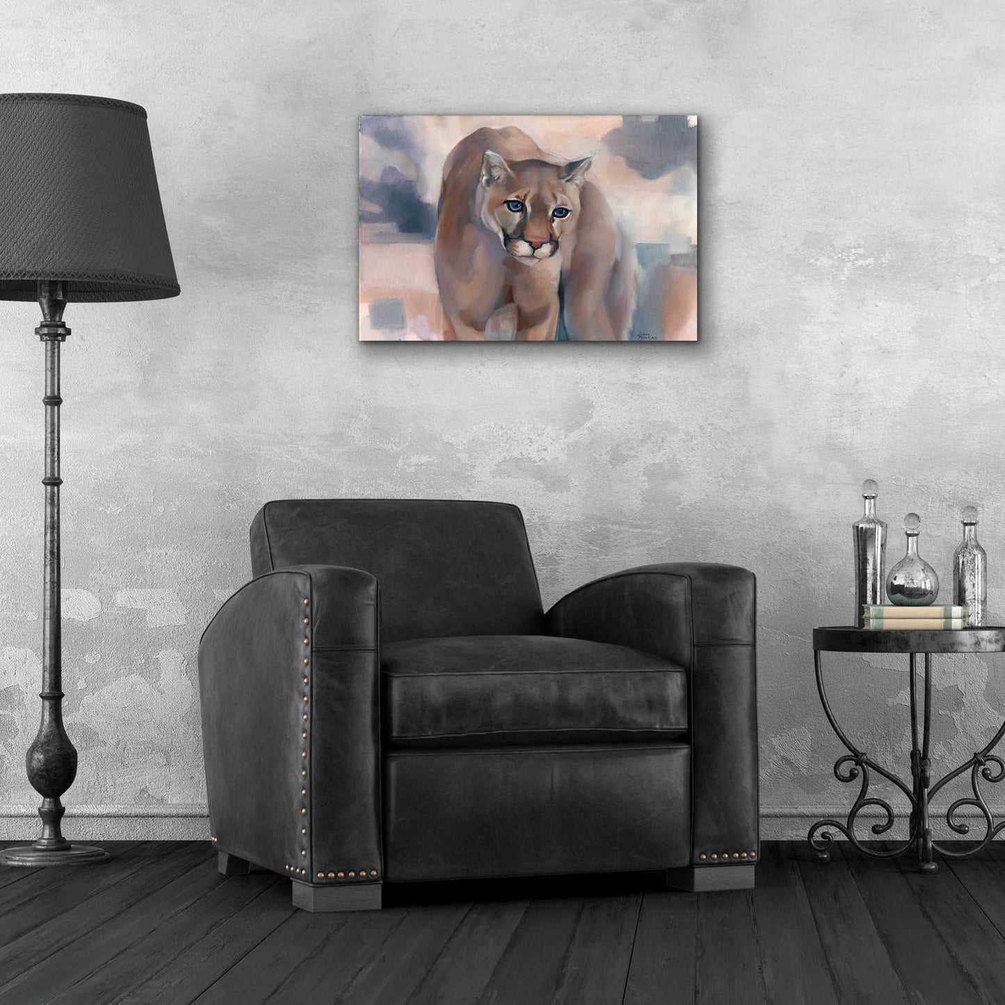 Epic Art 'Big Soft Kitty' by Louise Montillio Acrylic Glass Wall Art,24x16