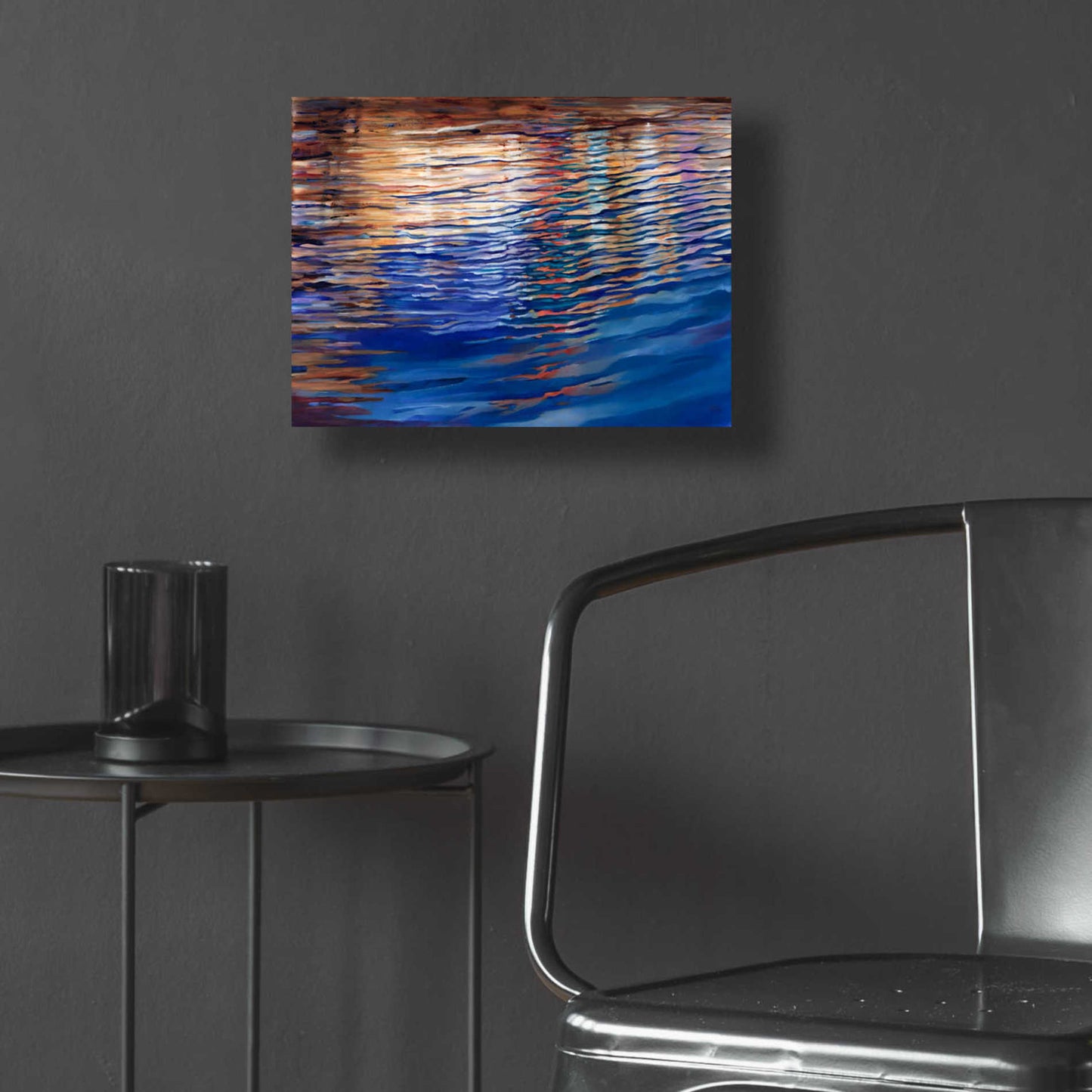 Epic Art 'Dockside Waterlight' by Louise Montillio Acrylic Glass Wall Art,16x12