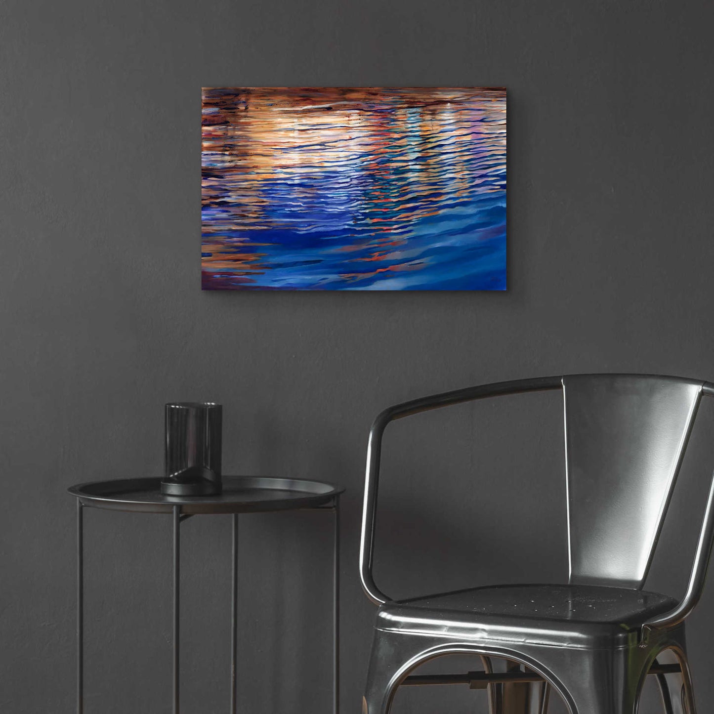 Epic Art 'Dockside Waterlight' by Louise Montillio Acrylic Glass Wall Art,24x16