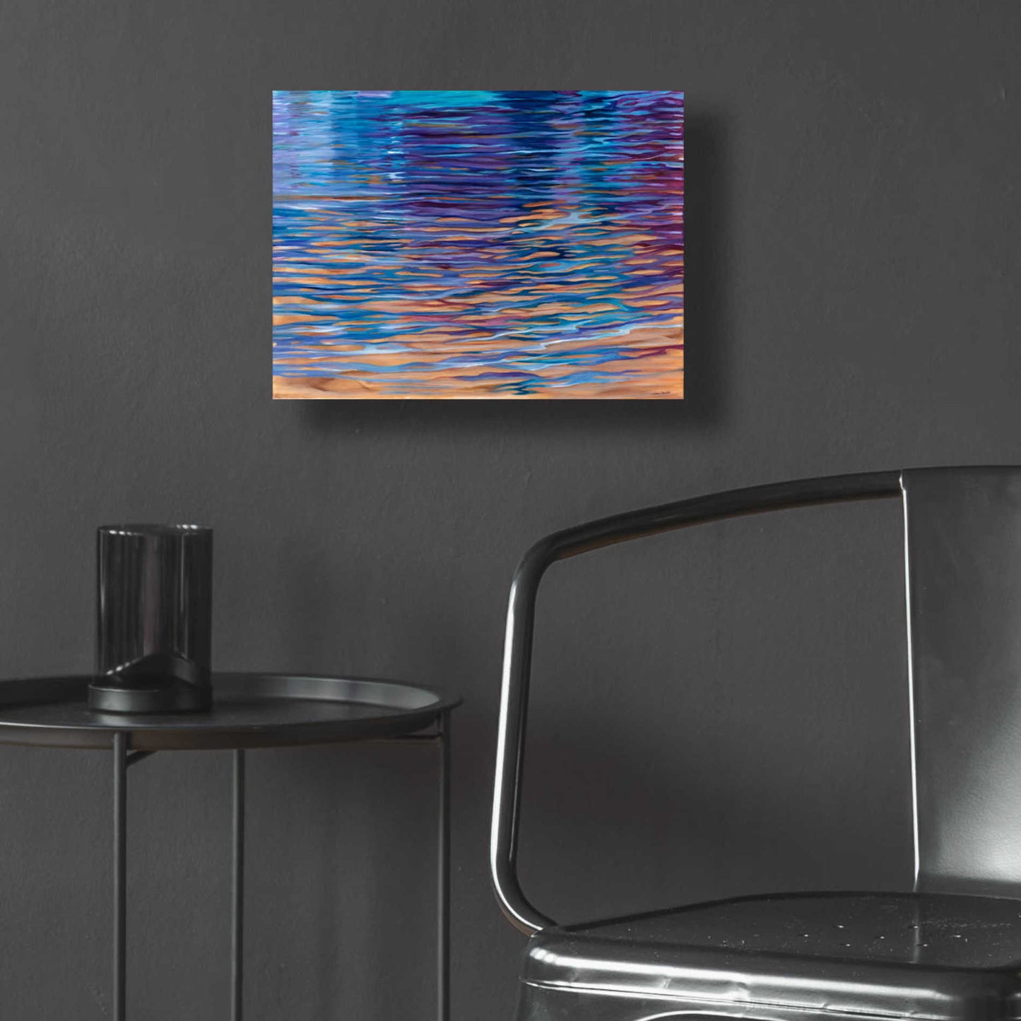 Epic Art 'Beachside Waterlight' by Louise Montillio Acrylic Glass Wall Art,16x12