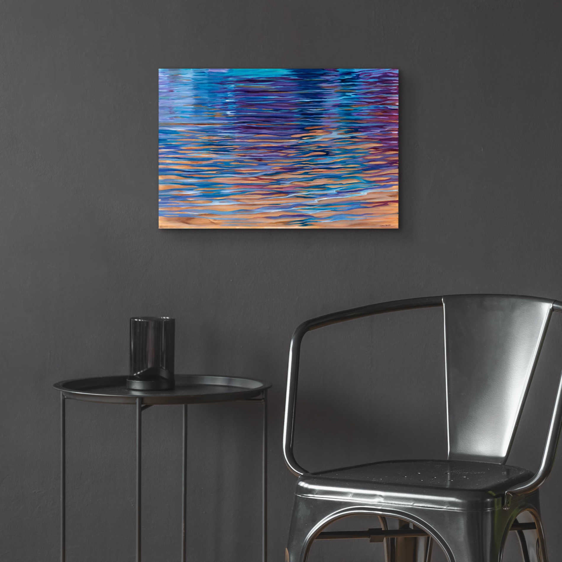 Epic Art 'Beachside Waterlight' by Louise Montillio Acrylic Glass Wall Art,24x16