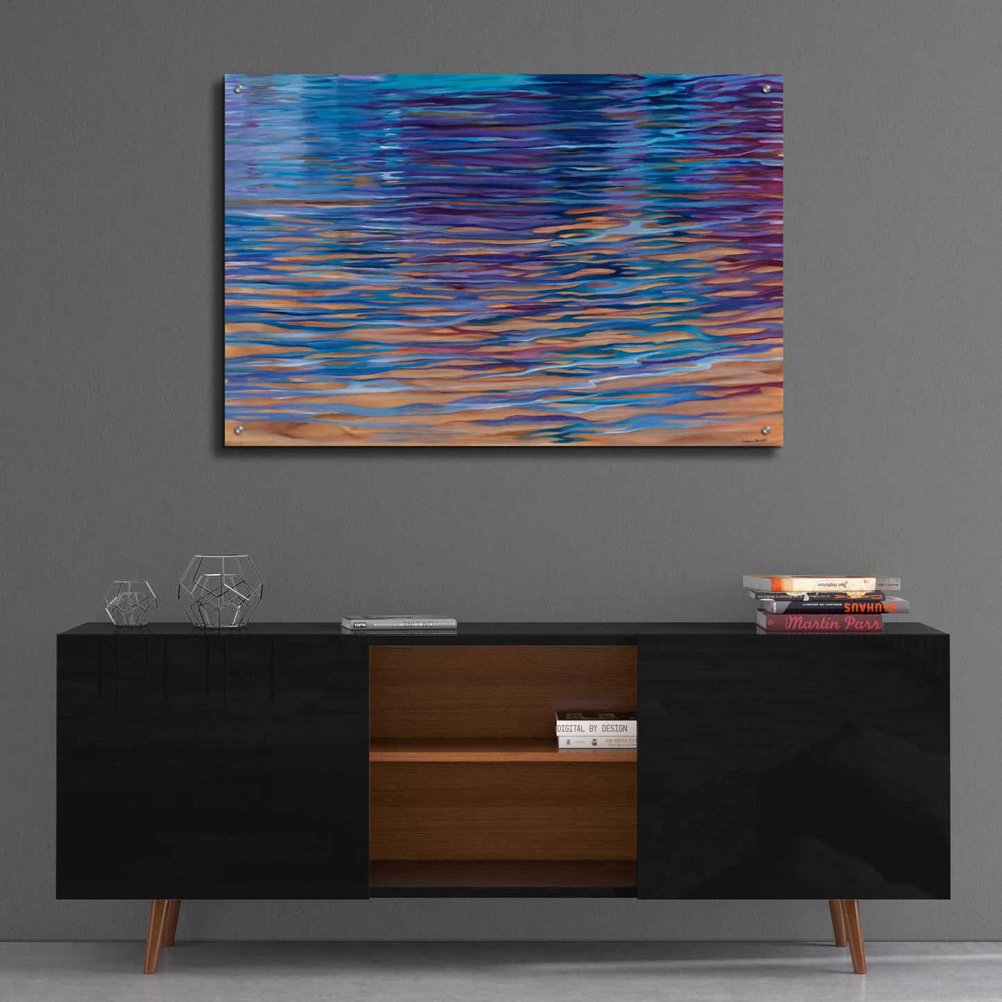 Epic Art 'Beachside Waterlight' by Louise Montillio Acrylic Glass Wall Art,36x24