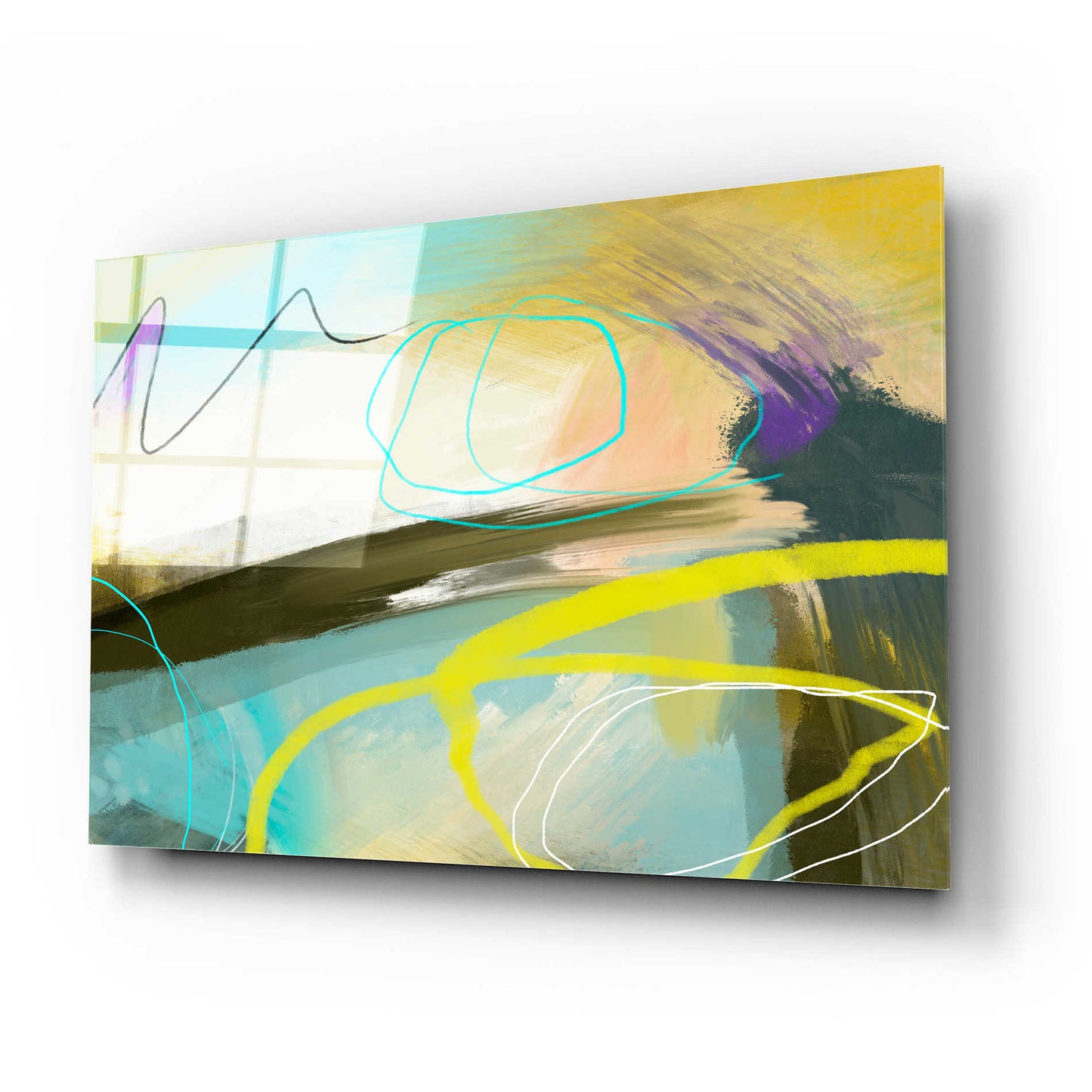 Epic Art 'Modulate' by Delores Naskrent Acrylic Glass Wall Art,24x16