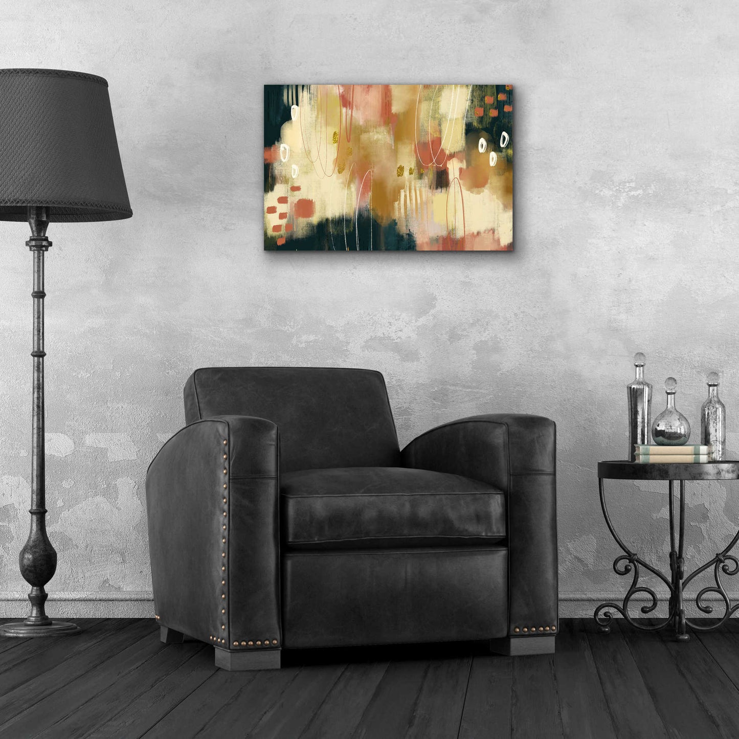 Epic Art 'Umber Embers' by Delores Naskrent Acrylic Glass Wall Art,24x16