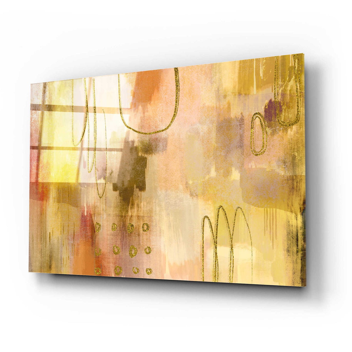 Epic Art 'Soft Burning' by Delores Naskrent Acrylic Glass Wall Art,24x16