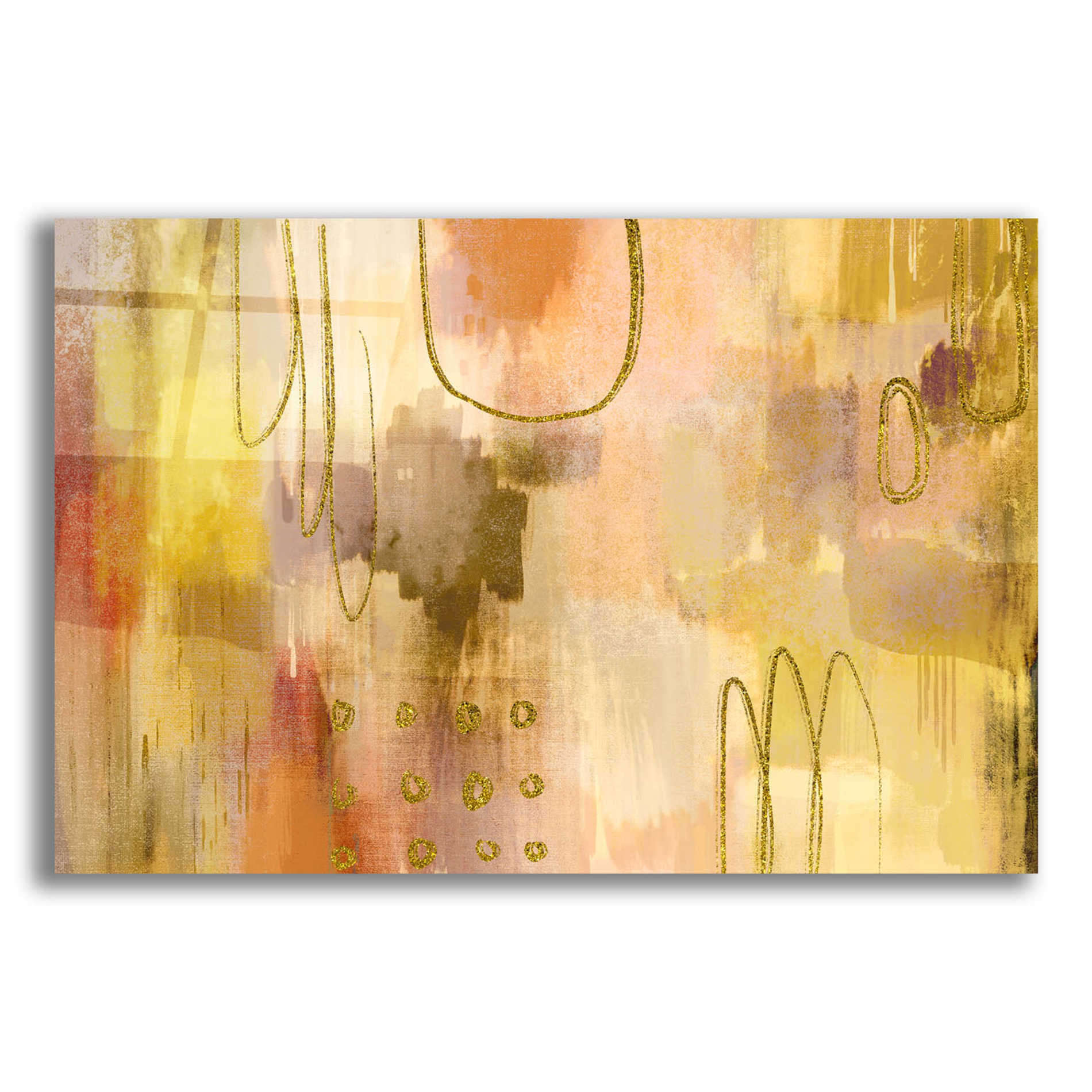 Epic Art 'Soft Burning' by Delores Naskrent Acrylic Glass Wall Art,24x16