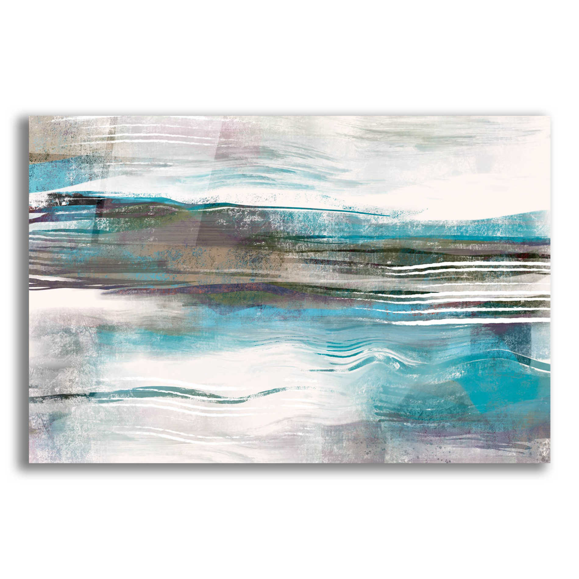 Epic Art 'Whispering Tide' by Delores Naskrent Acrylic Glass Wall Art,16x12